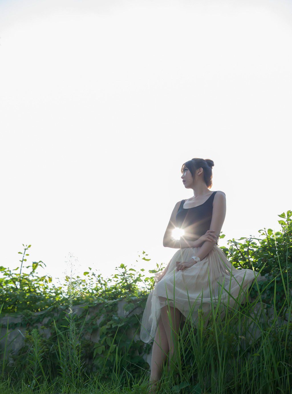 韩国女神李二慧《外拍唯美长裙系列》-图105