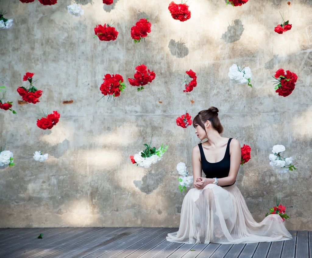 韩国女神李二慧《外拍唯美长裙系列》-图108