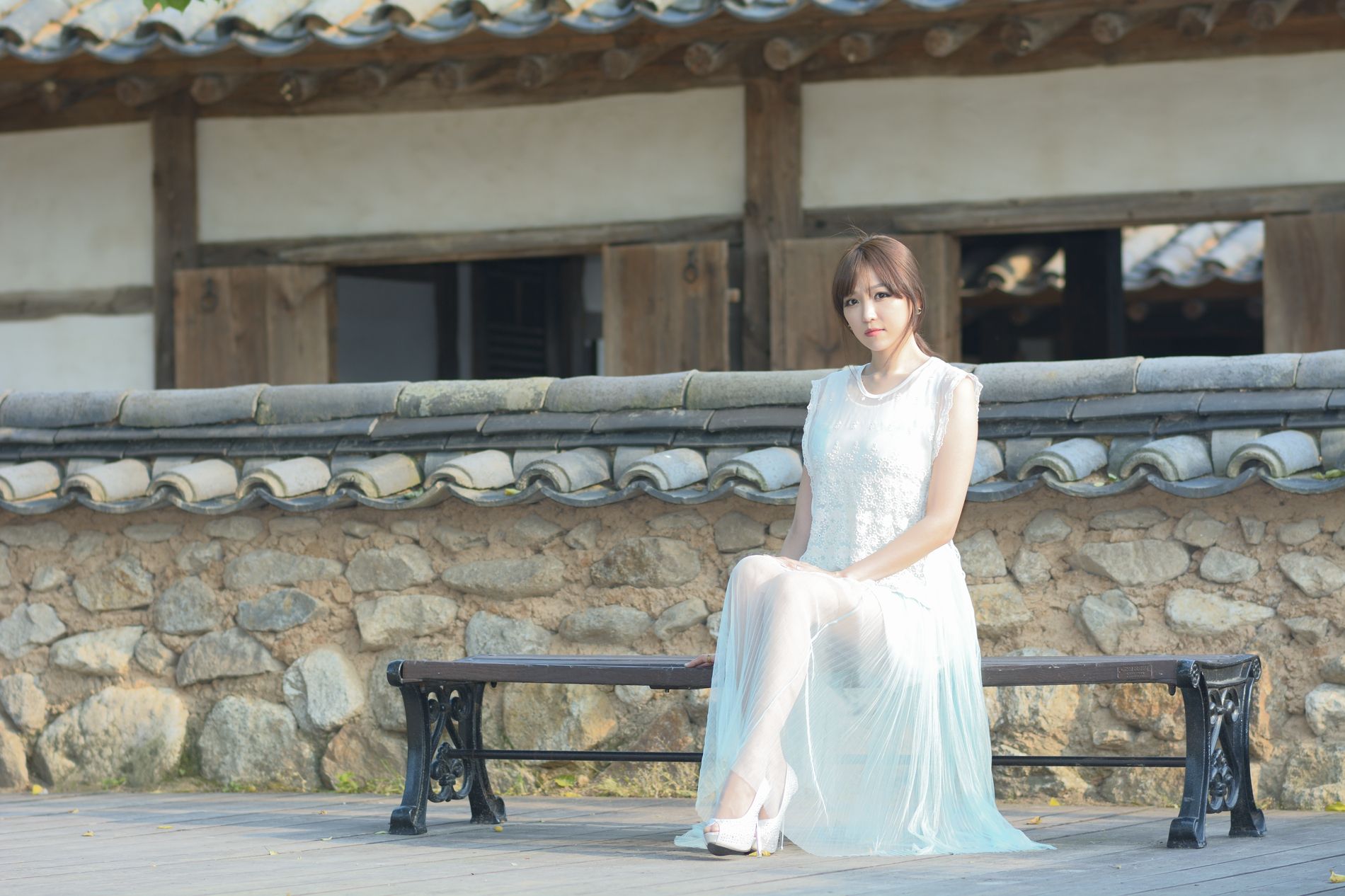 韩国女神李二慧《外拍唯美长裙系列》-图114