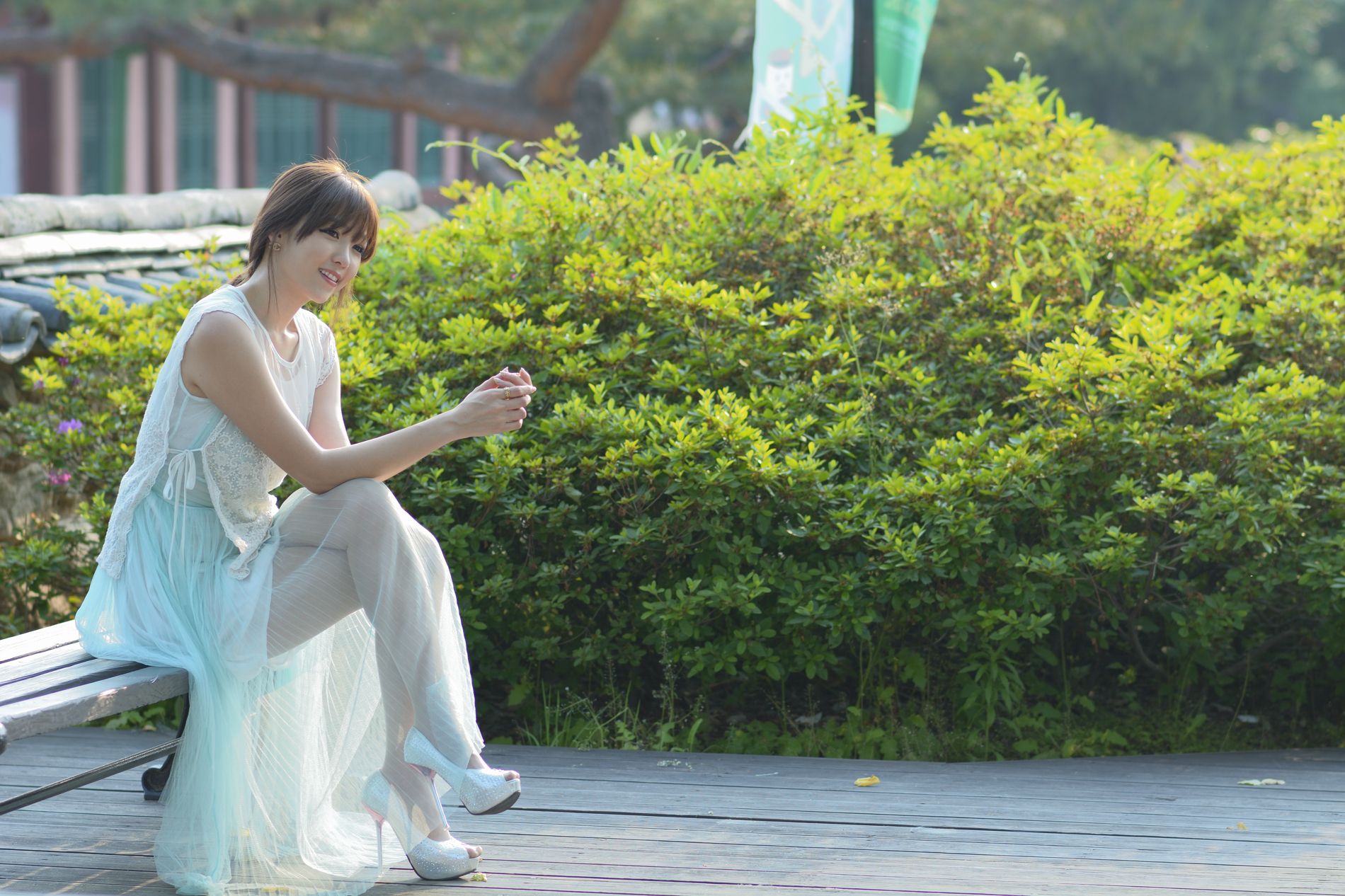 韩国女神李二慧《外拍唯美长裙系列》-图115