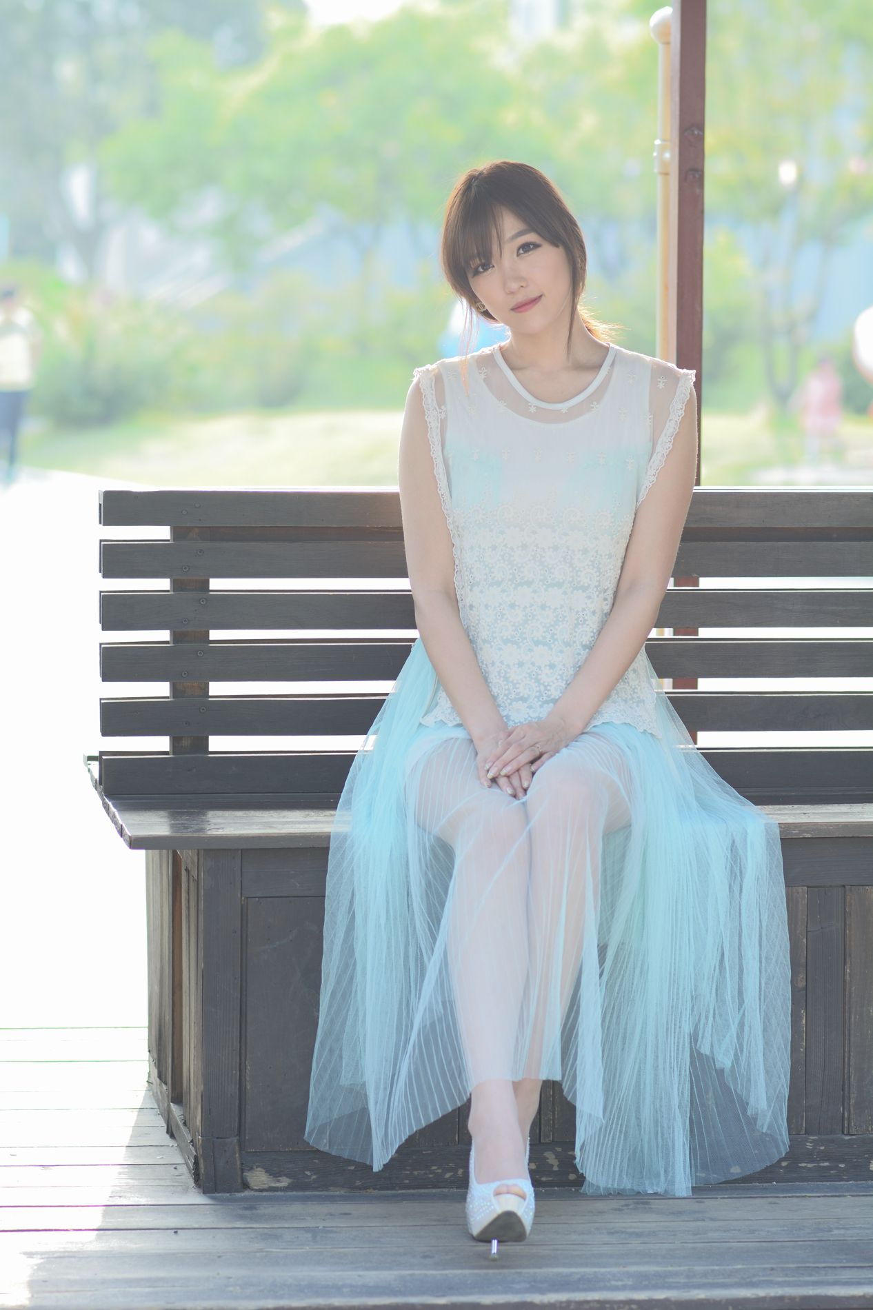 韩国女神李二慧《外拍唯美长裙系列》-图117