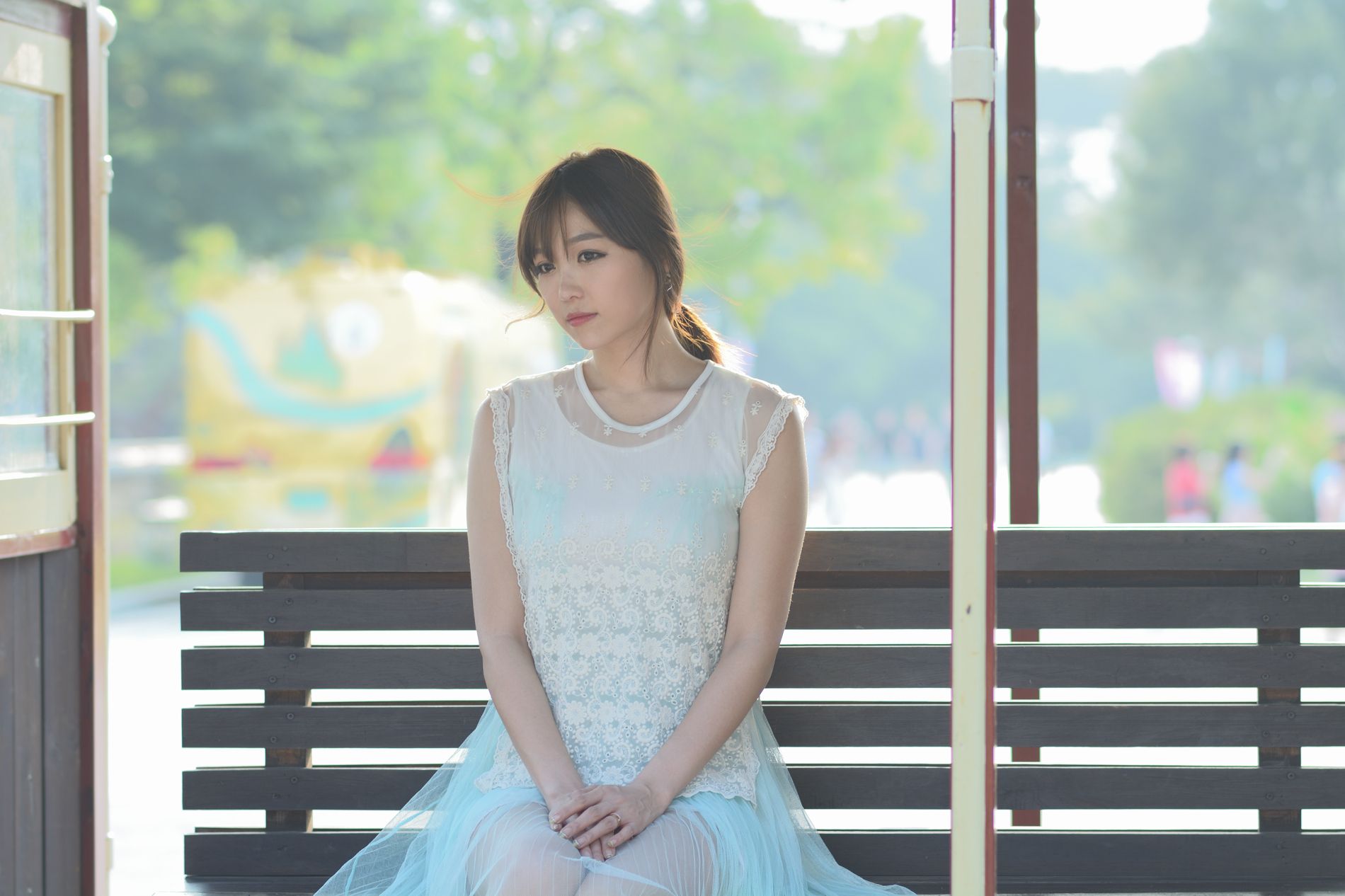 韩国女神李二慧《外拍唯美长裙系列》-图121