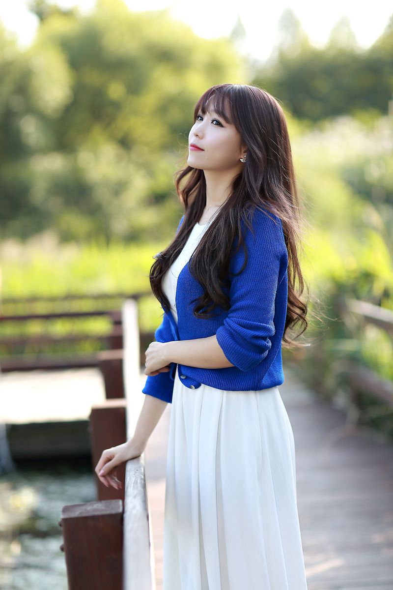 韩国女神李二慧《外拍唯美长裙系列》-图12