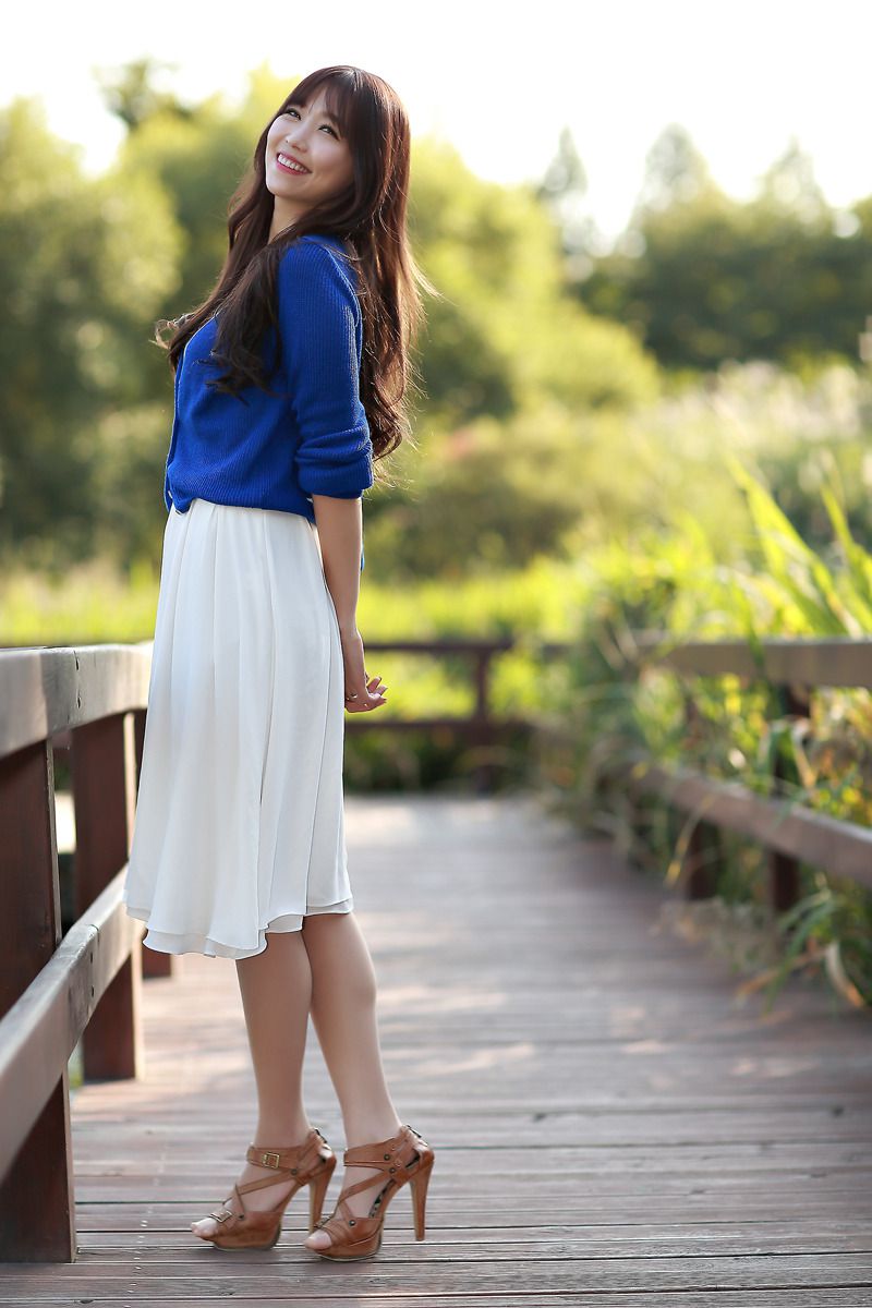 韩国女神李二慧《外拍唯美长裙系列》-图13