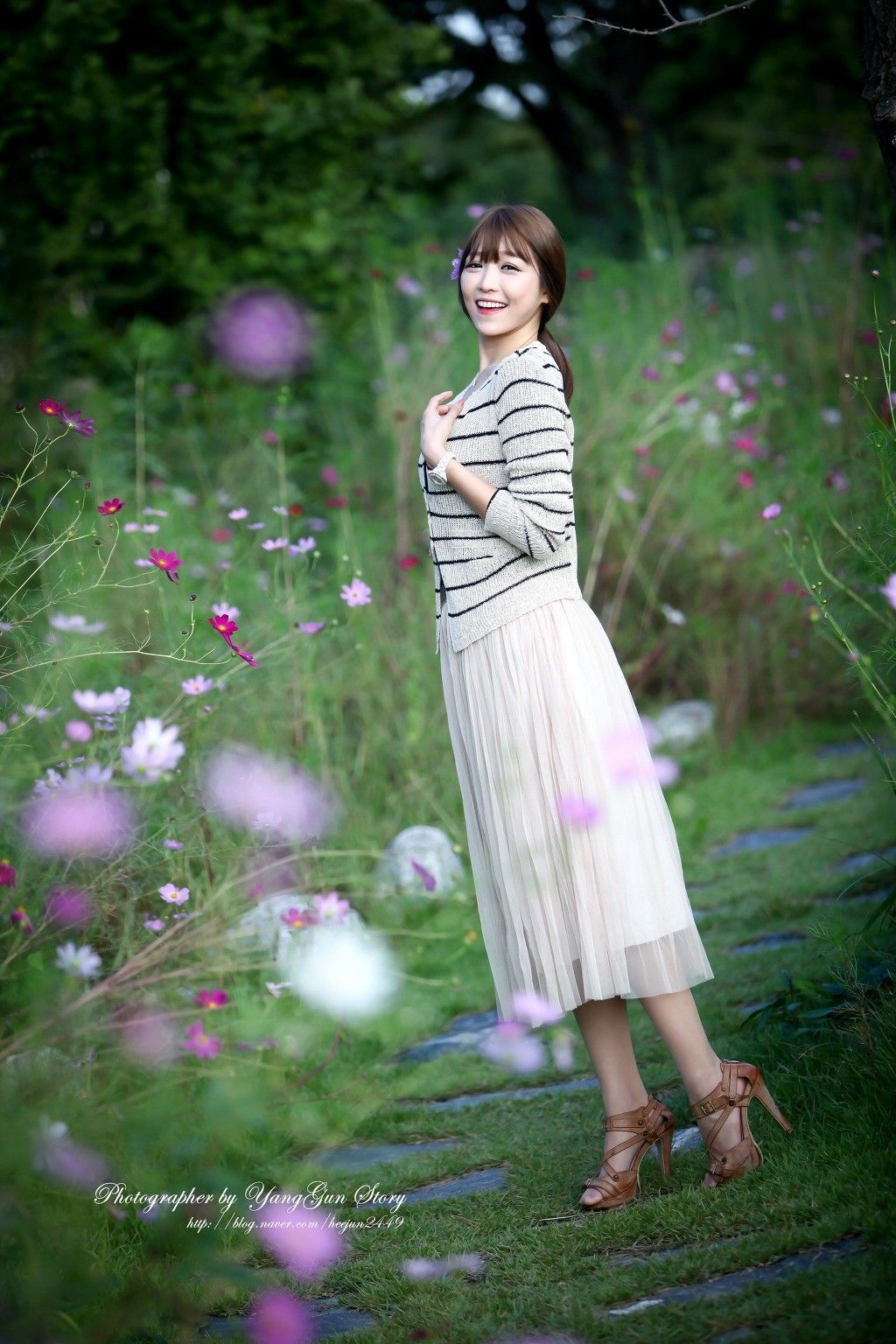 韩国女神李二慧《外拍唯美长裙系列》-图20