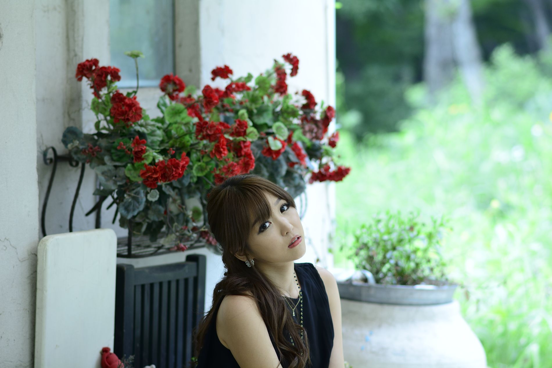 韩国女神李二慧《外拍唯美长裙系列》-图27