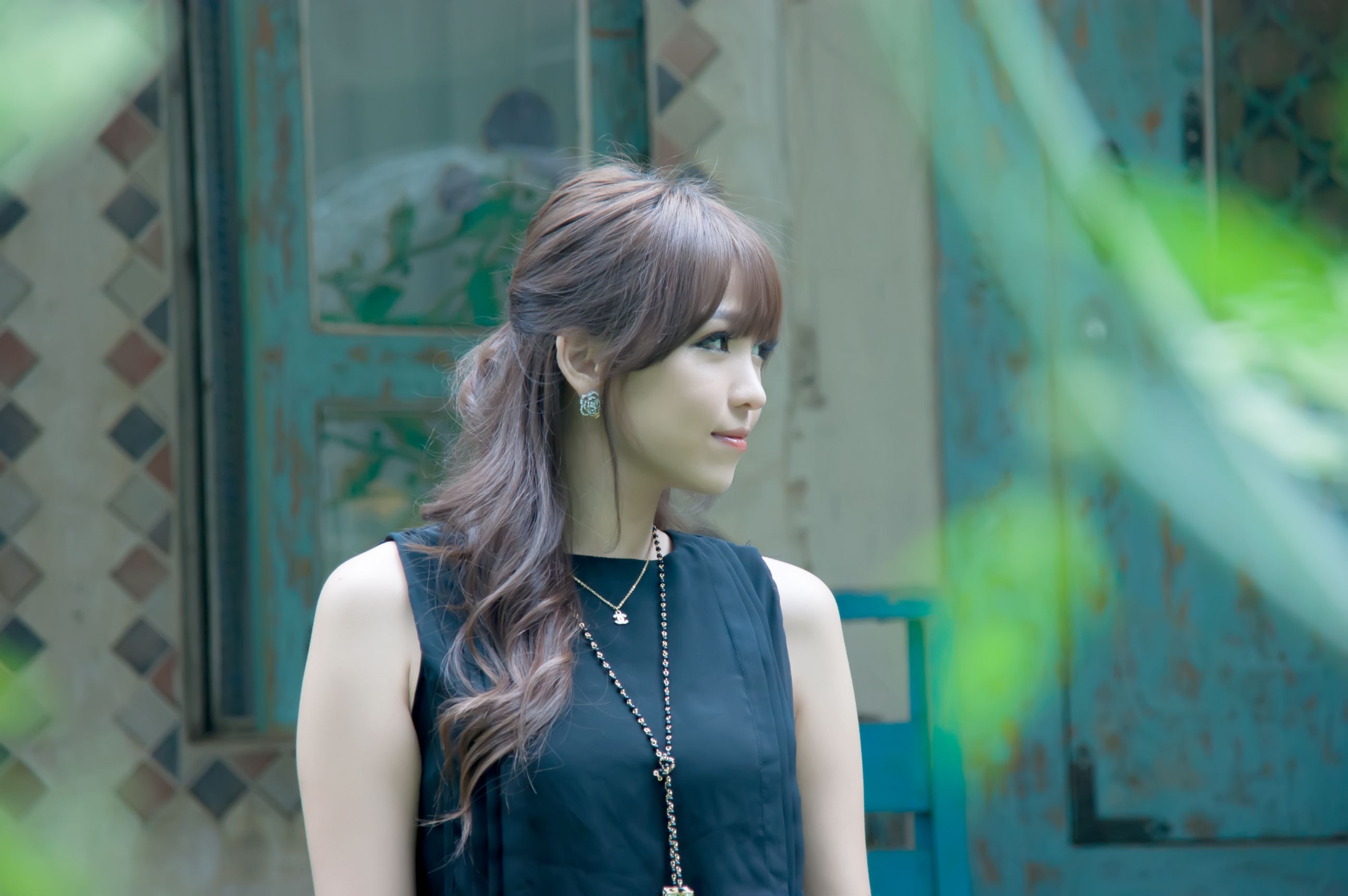 韩国女神李二慧《外拍唯美长裙系列》-图36