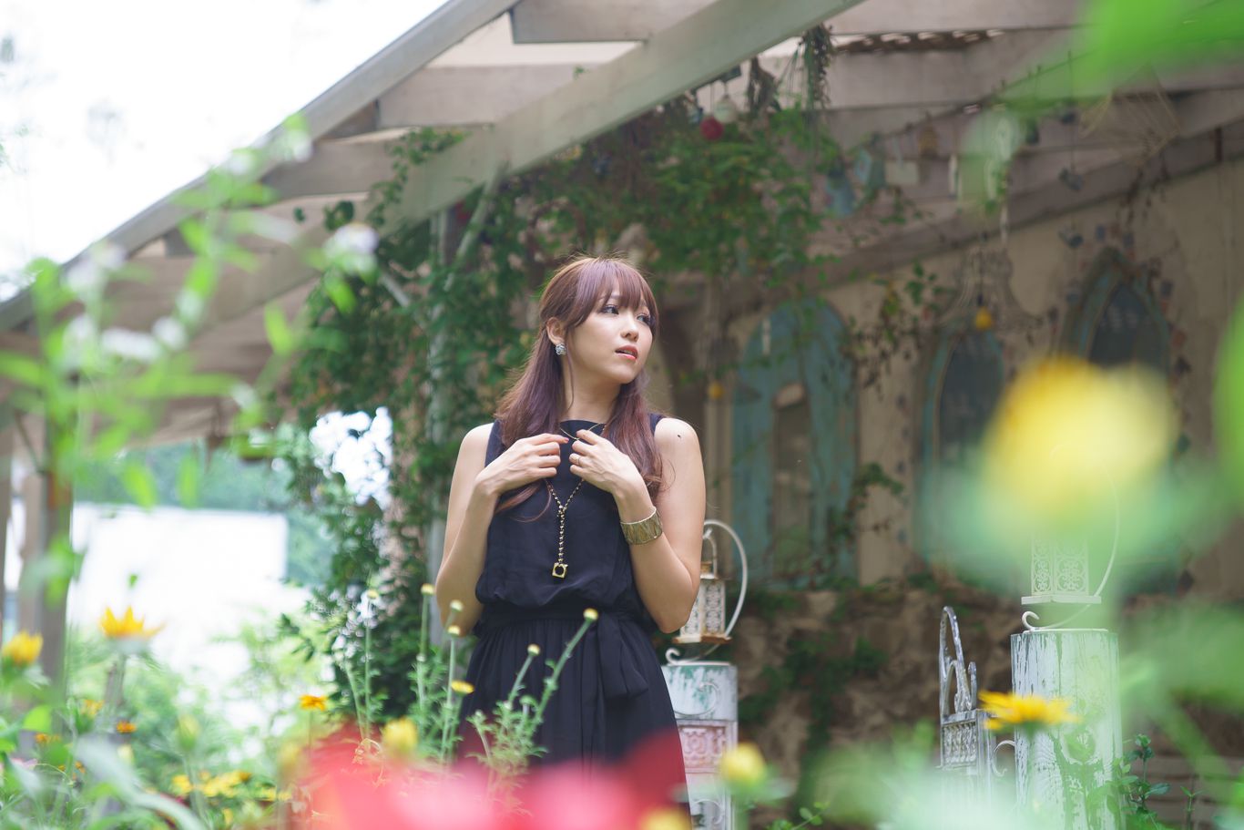 韩国女神李二慧《外拍唯美长裙系列》-图38