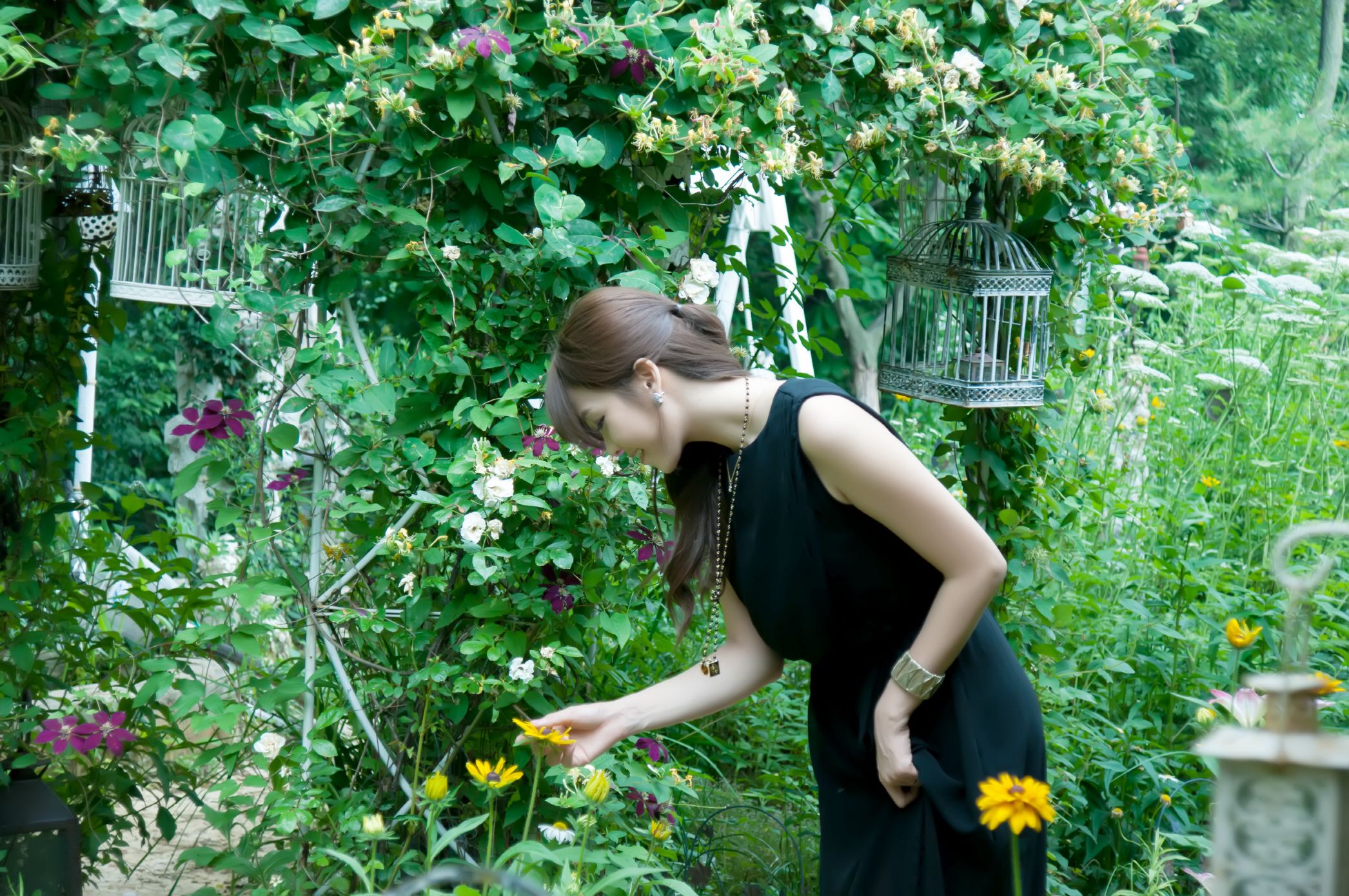 韩国女神李二慧《外拍唯美长裙系列》-图39