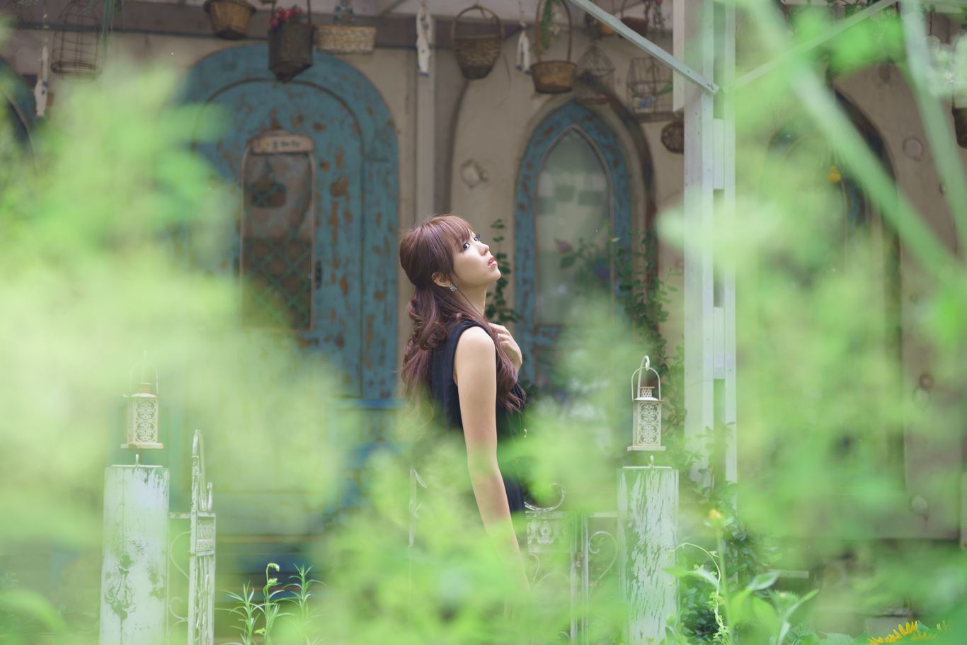 韩国女神李二慧《外拍唯美长裙系列》-图45