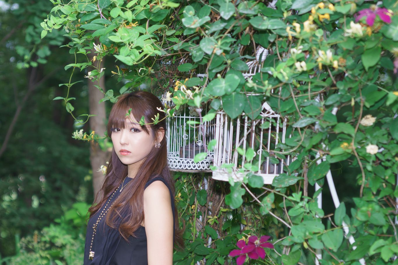 韩国女神李二慧《外拍唯美长裙系列》-图49