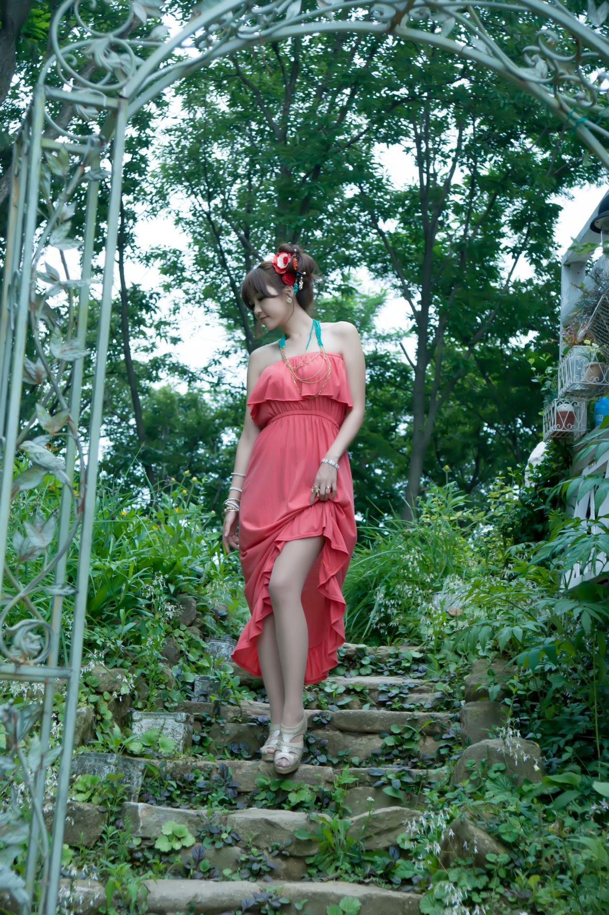 韩国女神李二慧《外拍唯美长裙系列》-图58