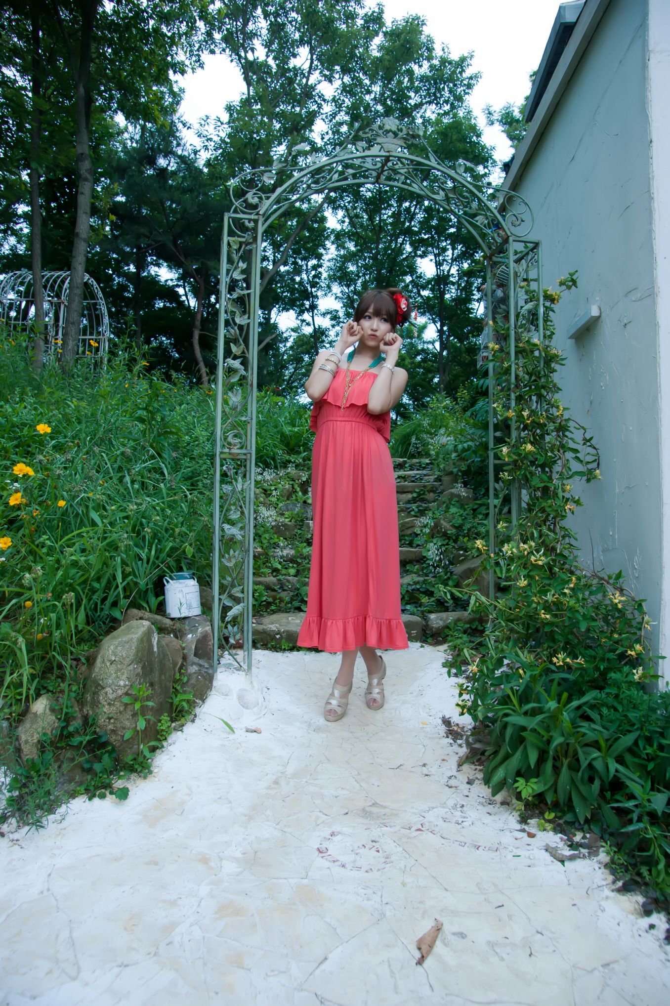 韩国女神李二慧《外拍唯美长裙系列》-图60