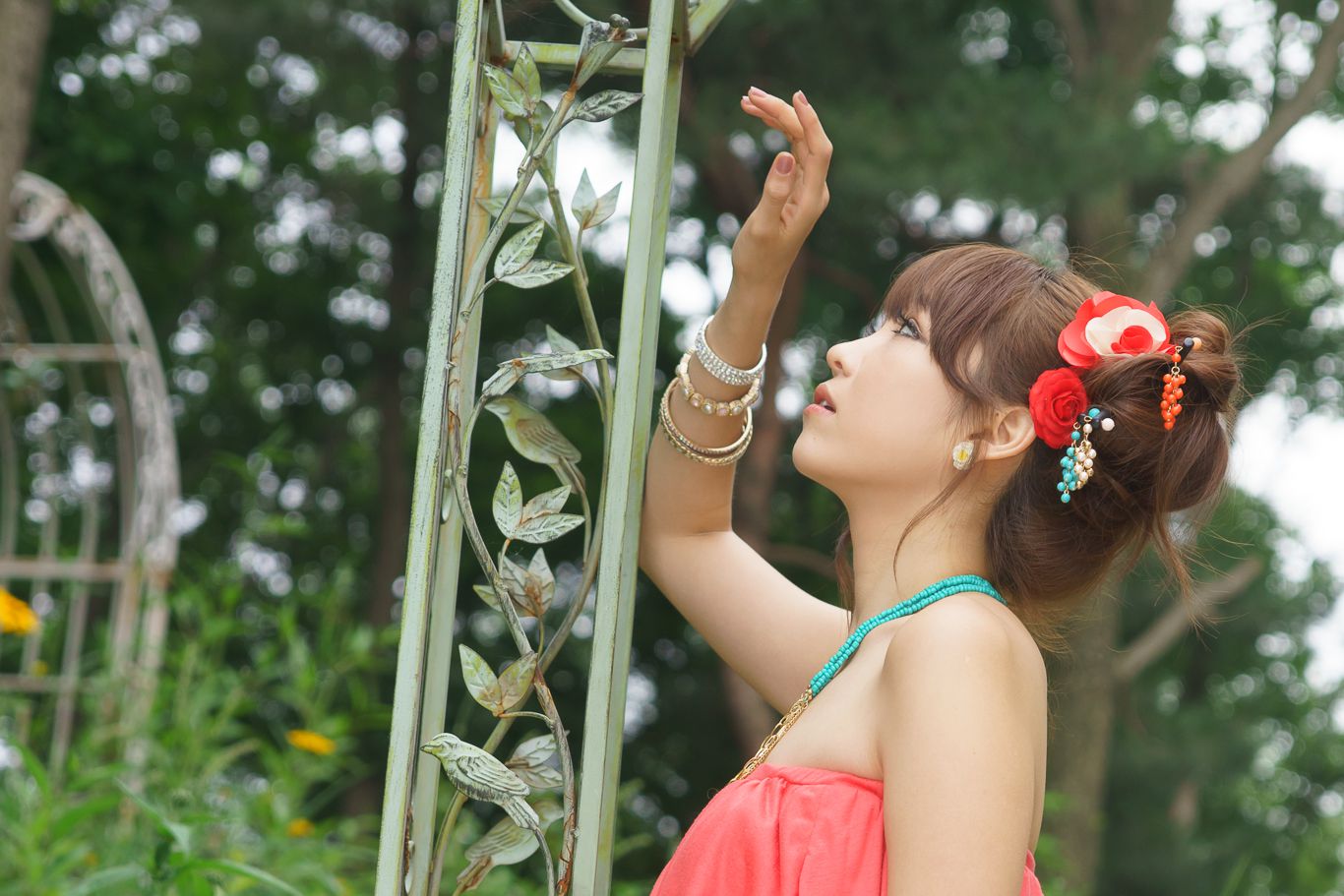 韩国女神李二慧《外拍唯美长裙系列》-图63