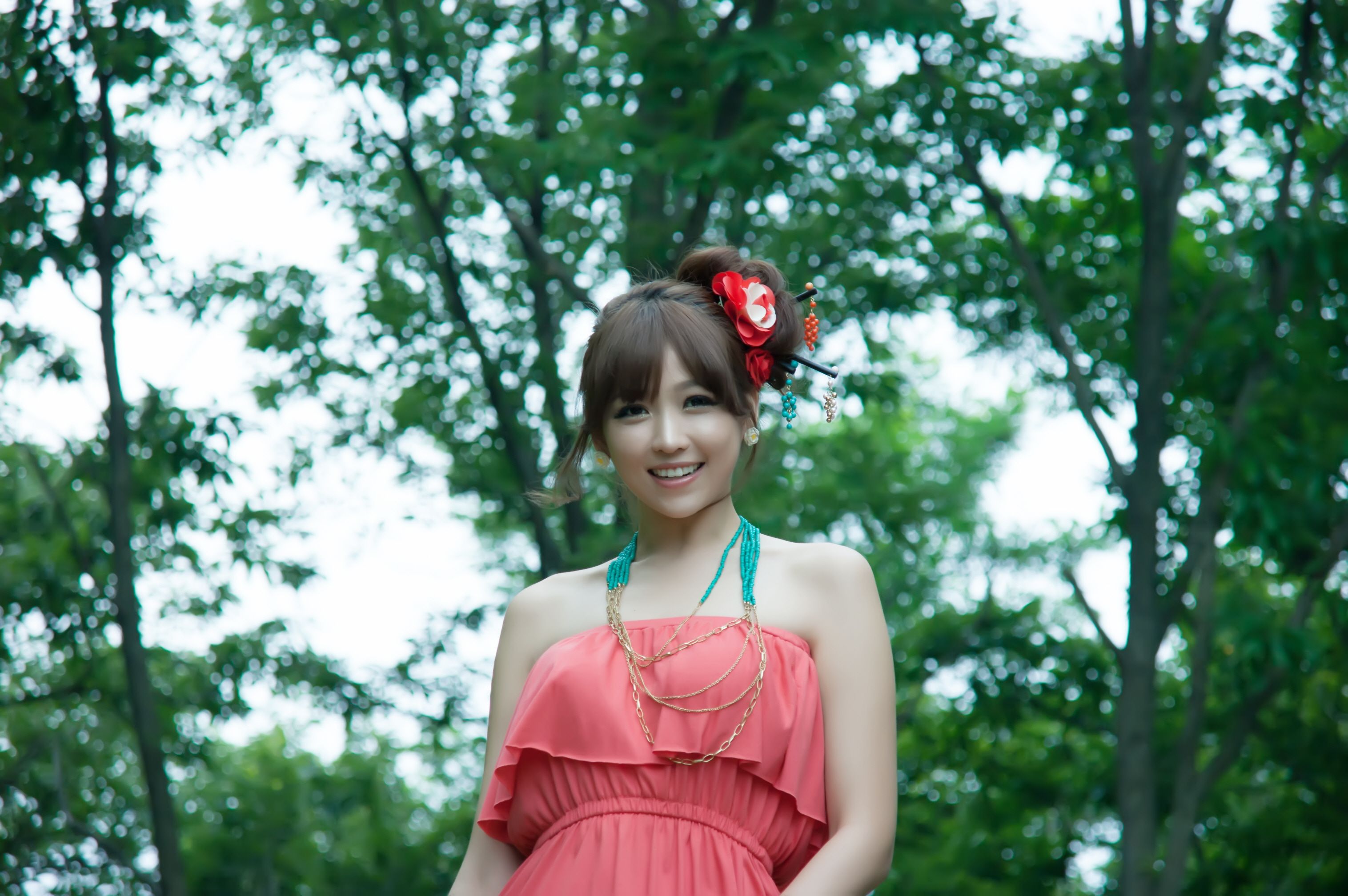 韩国女神李二慧《外拍唯美长裙系列》-图65