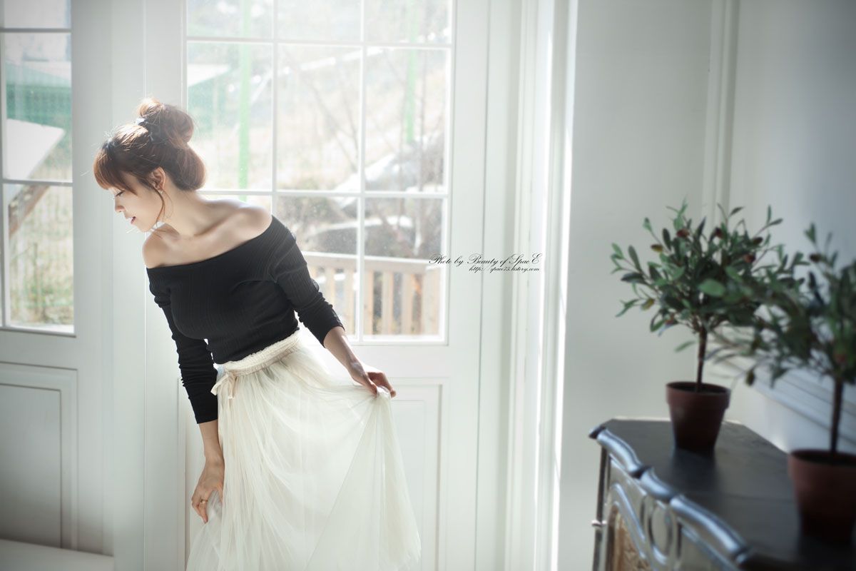 韩国女神李二慧《外拍唯美长裙系列》-图84