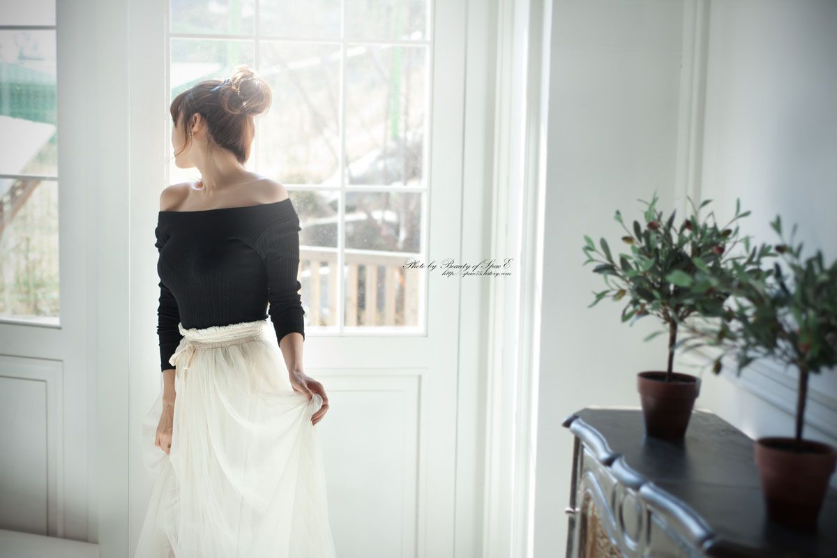 韩国女神李二慧《外拍唯美长裙系列》-图86