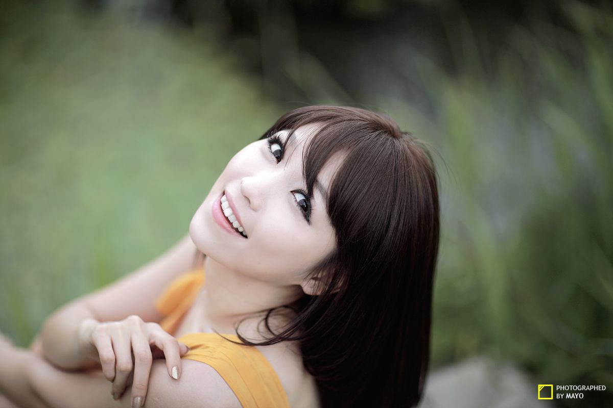 李二慧《外拍气质黄色长裙系列》-图33