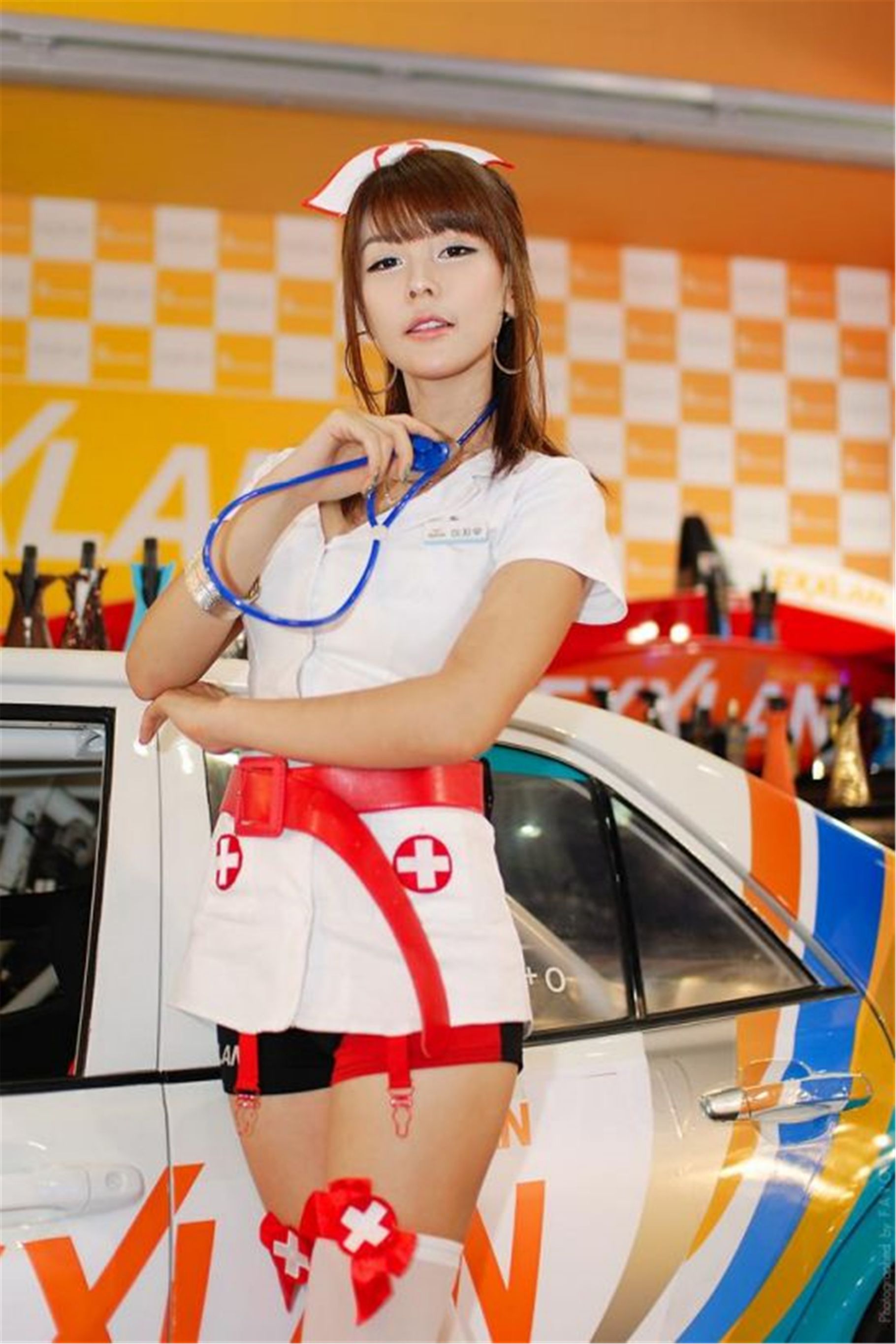 韩国车模李智友 ??? 《EXXLAN之护士装系列》-图15