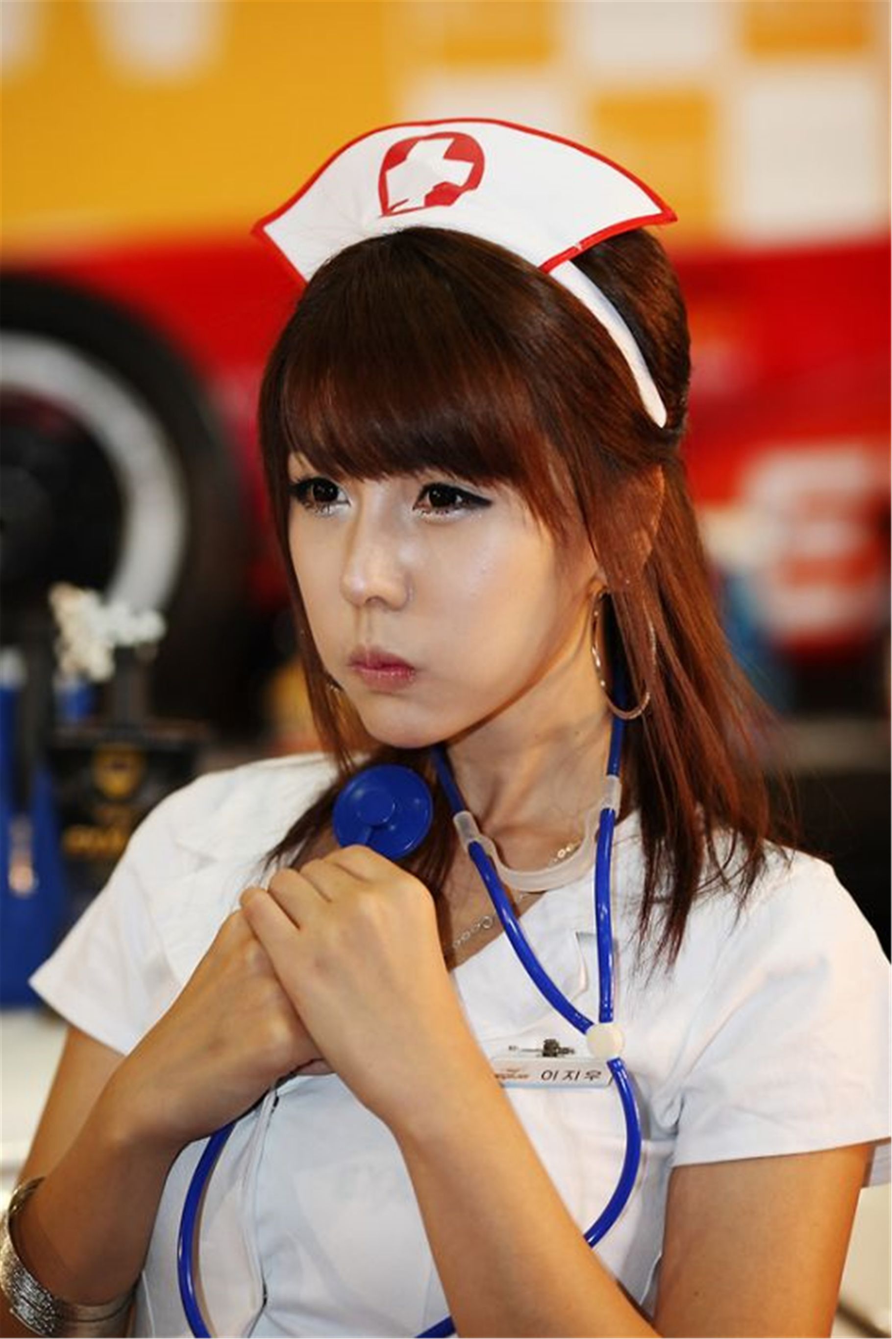 韩国车模李智友 ??? 《EXXLAN之护士装系列》-图19