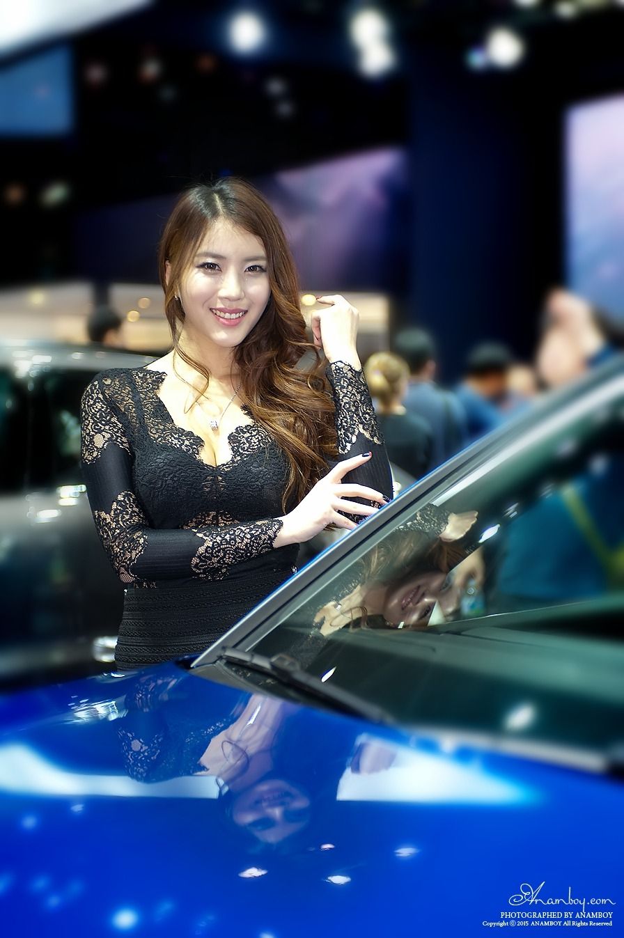 韩国车模车贞儿(???)《车展图片蕾丝系列》合辑-图10