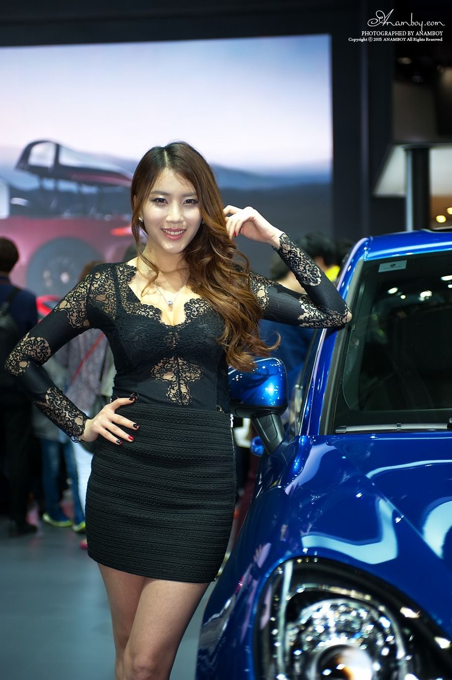韩国车模车贞儿(???)《车展图片蕾丝系列》合辑-图12