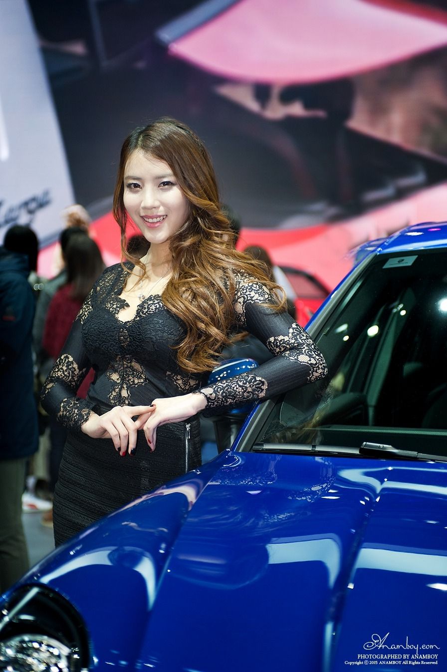 韩国车模车贞儿(???)《车展图片蕾丝系列》合辑-图13