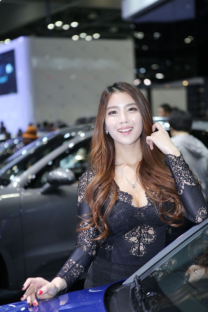 韩国车模车贞儿(???)《车展图片蕾丝系列》合辑-图16