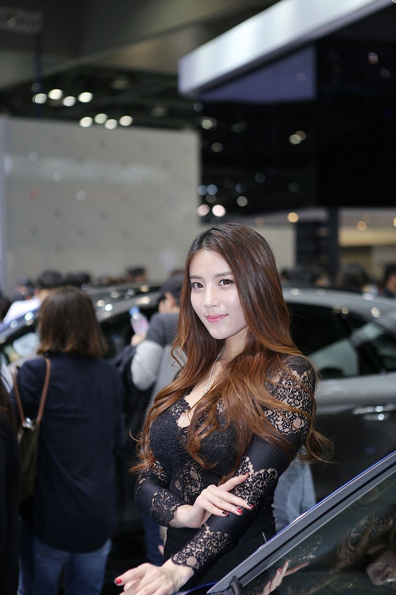 韩国车模车贞儿(???)《车展图片蕾丝系列》合辑-图17