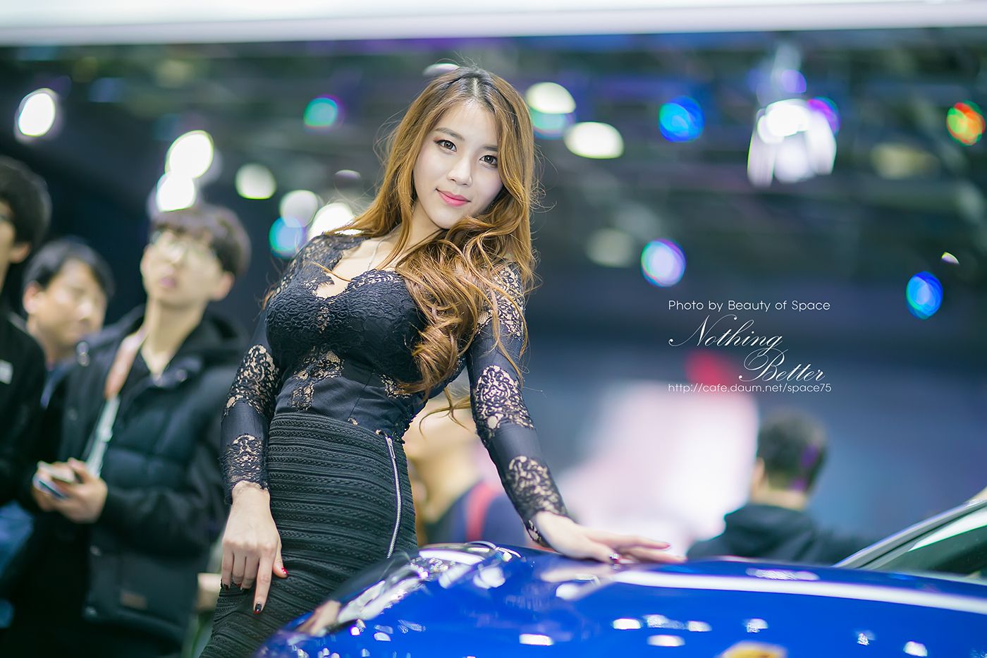 韩国车模车贞儿(???)《车展图片蕾丝系列》合辑-图30