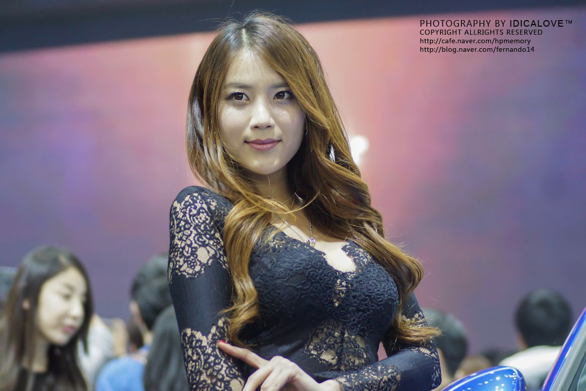 韩国车模车贞儿(???)《车展图片蕾丝系列》合辑-图5