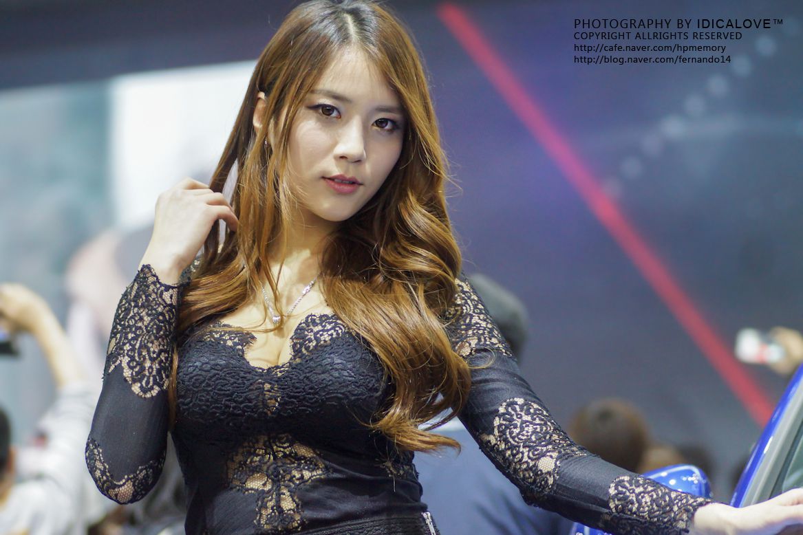 韩国车模车贞儿(???)《车展图片蕾丝系列》合辑-图6