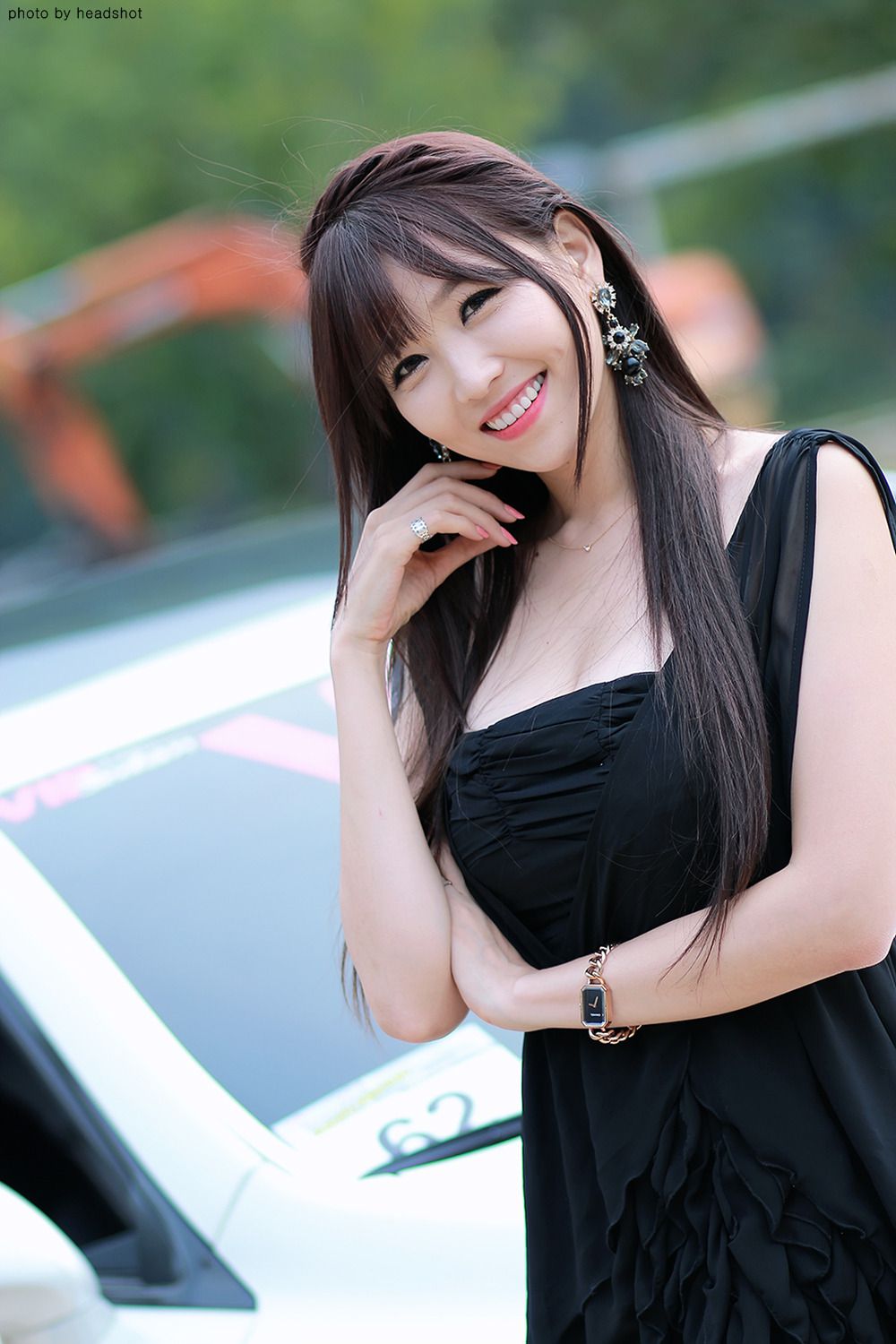 韩国极品车模李二慧《户外车展吊带连衣裙系列》高清套图-图57