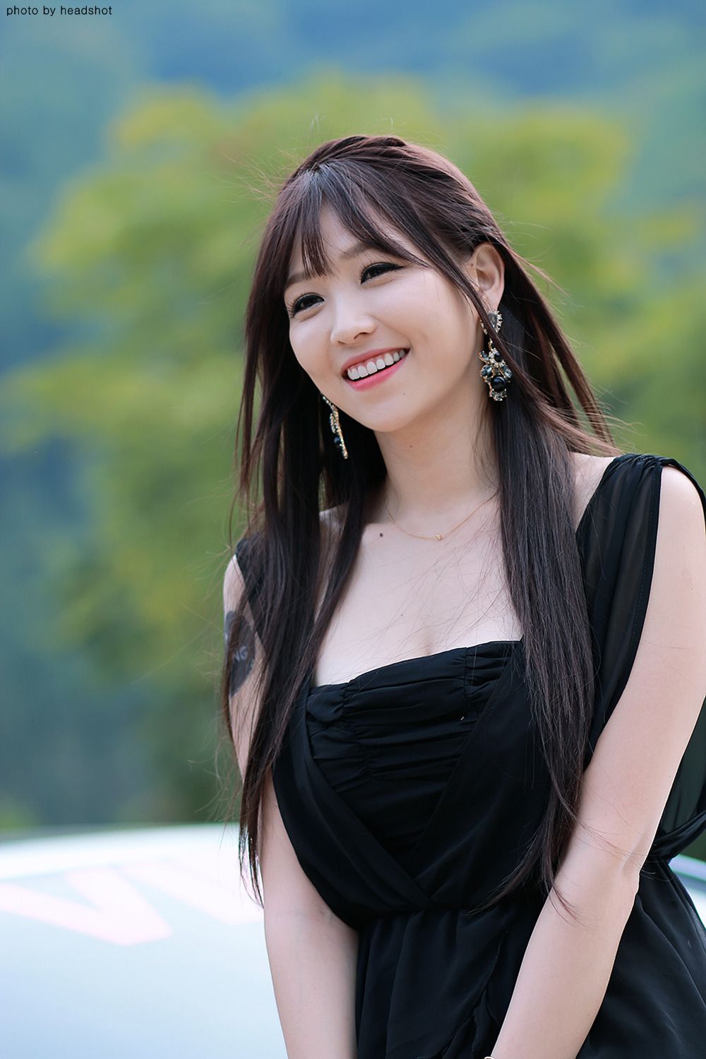 韩国极品车模李二慧《户外车展吊带连衣裙系列》高清套图-图60