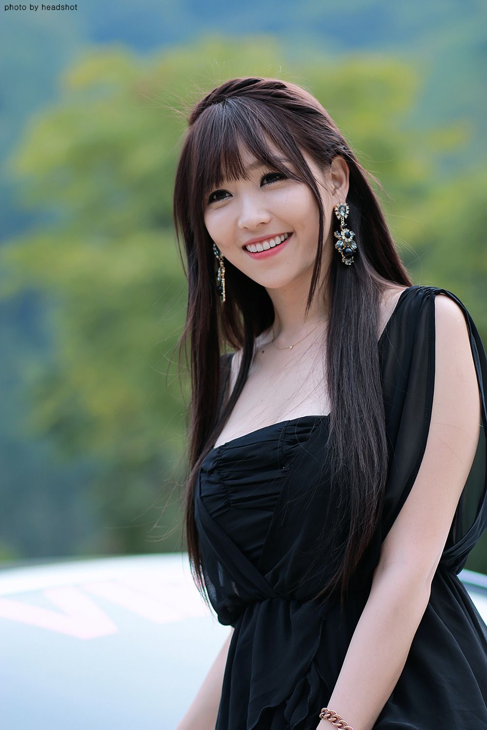 韩国极品车模李二慧《户外车展吊带连衣裙系列》高清套图-图61