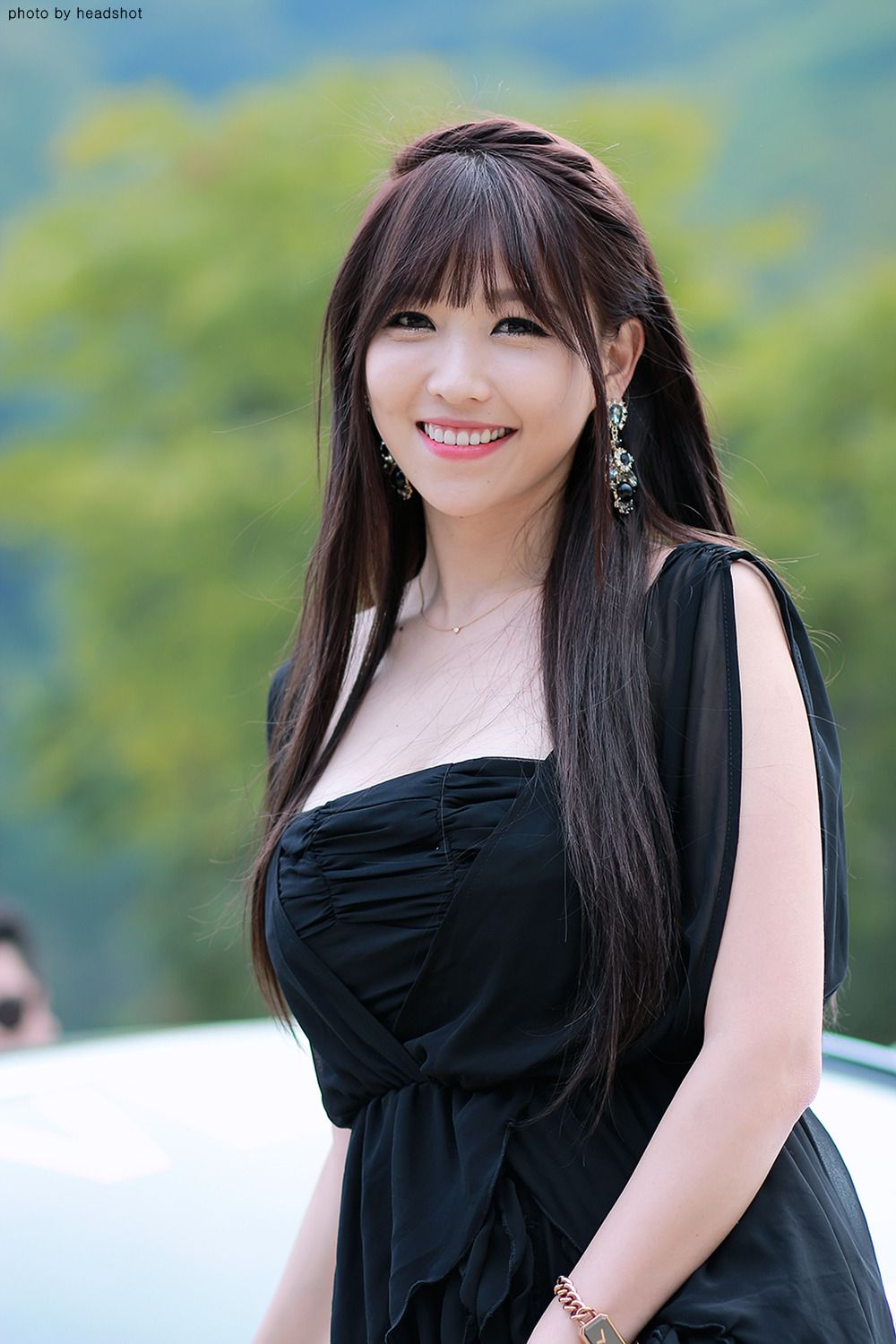 韩国极品车模李二慧《户外车展吊带连衣裙系列》高清套图-图62