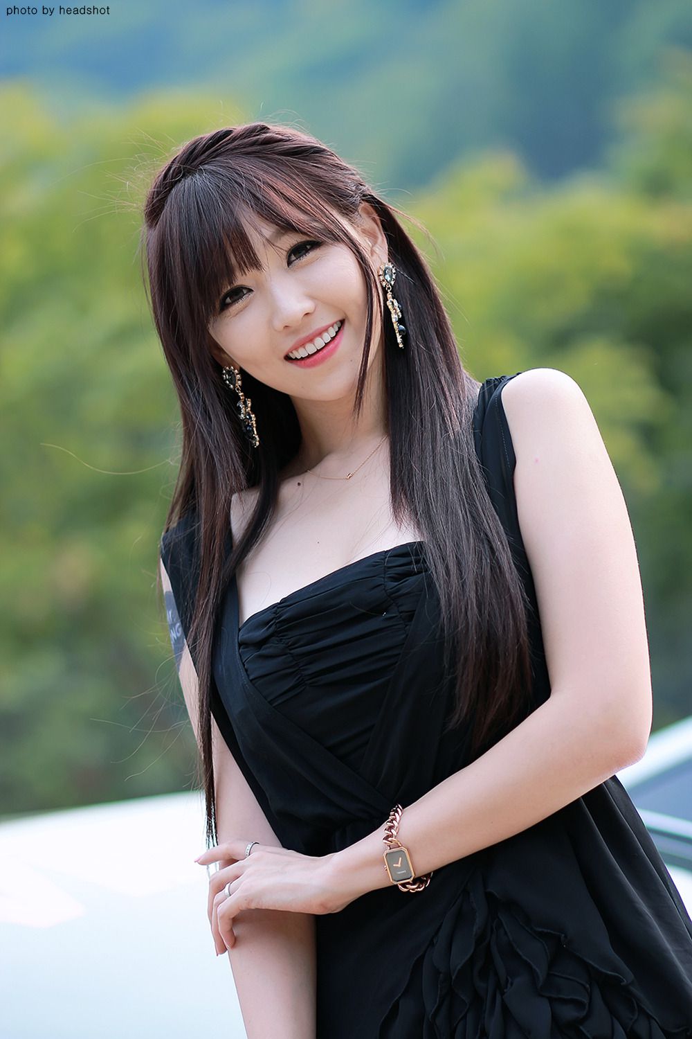 韩国极品车模李二慧《户外车展吊带连衣裙系列》高清套图-图65