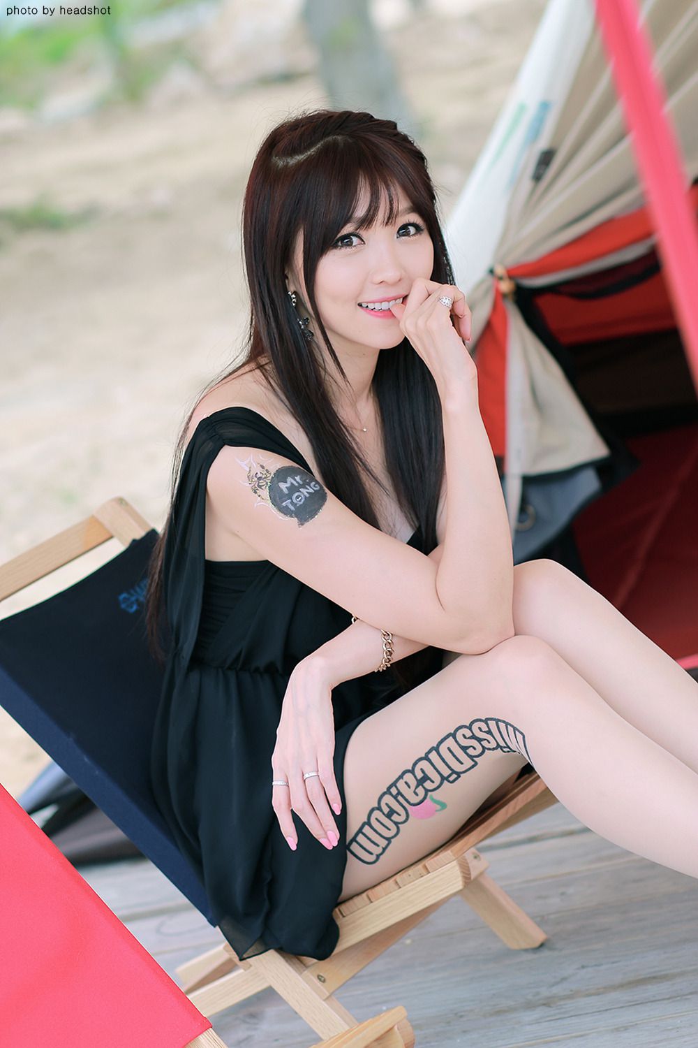 韩国极品车模李二慧《户外车展吊带连衣裙系列》高清套图-图71