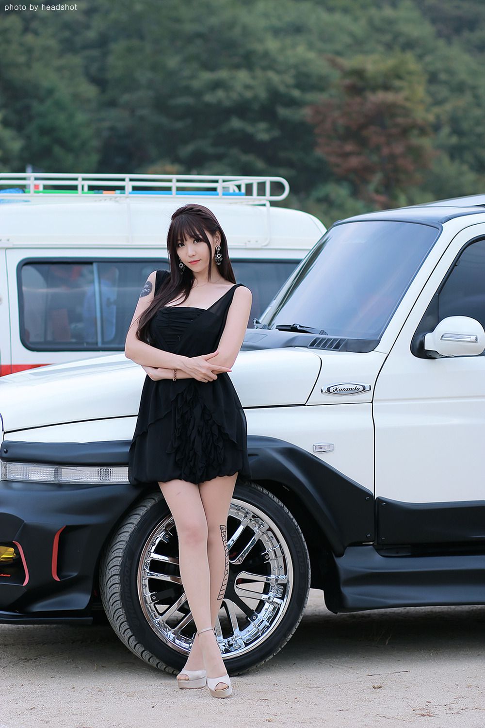 韩国极品车模李二慧《户外车展吊带连衣裙系列》高清套图-图78