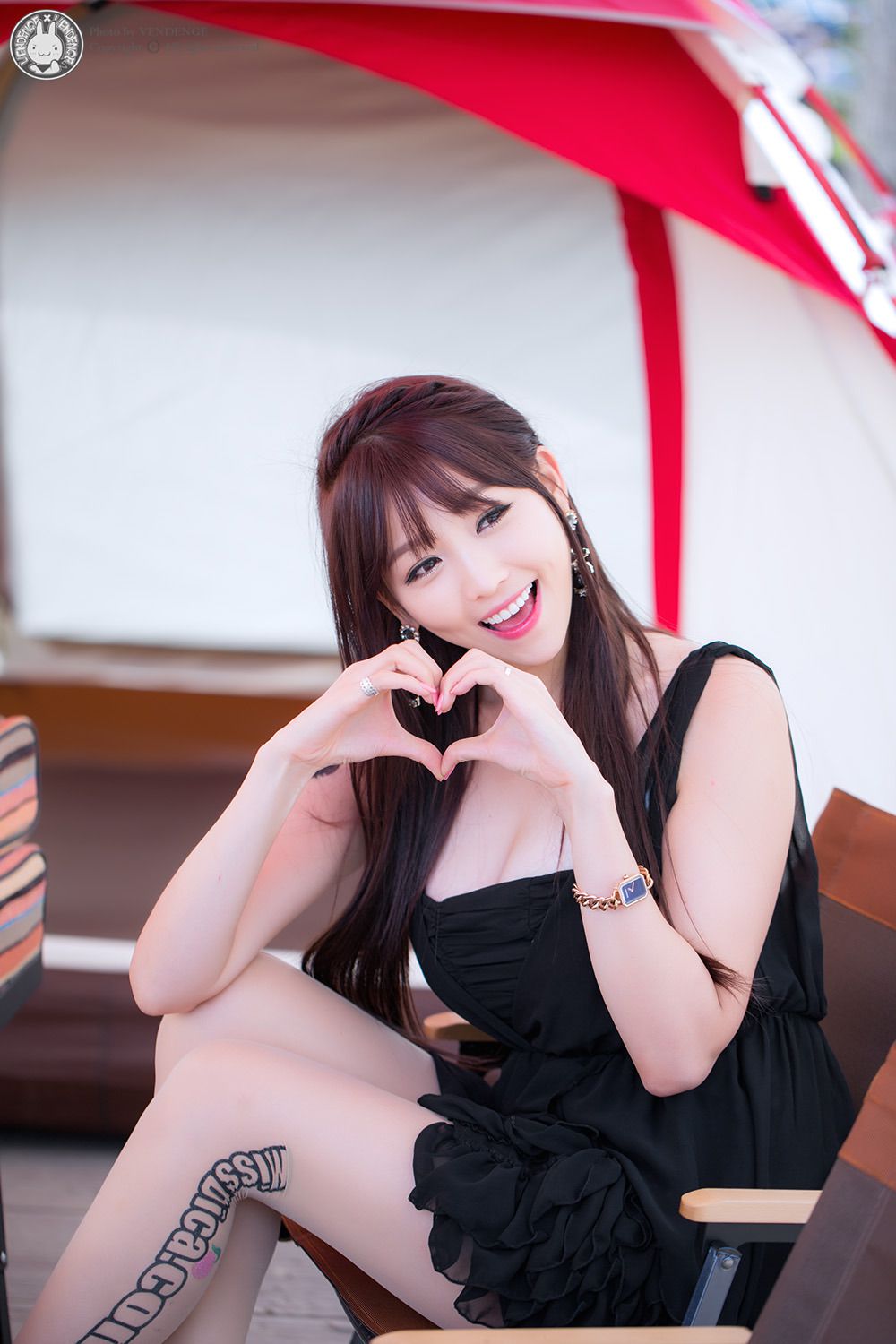 韩国极品车模李二慧《户外车展吊带连衣裙系列》高清套图-图79