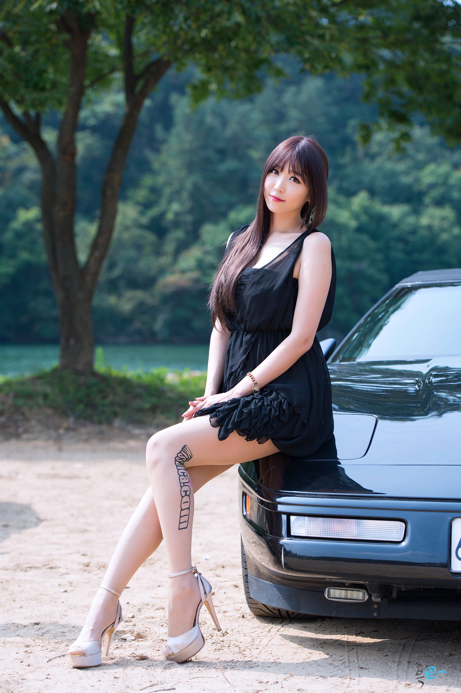 韩国极品车模李二慧《户外车展吊带连衣裙系列》高清套图-图87