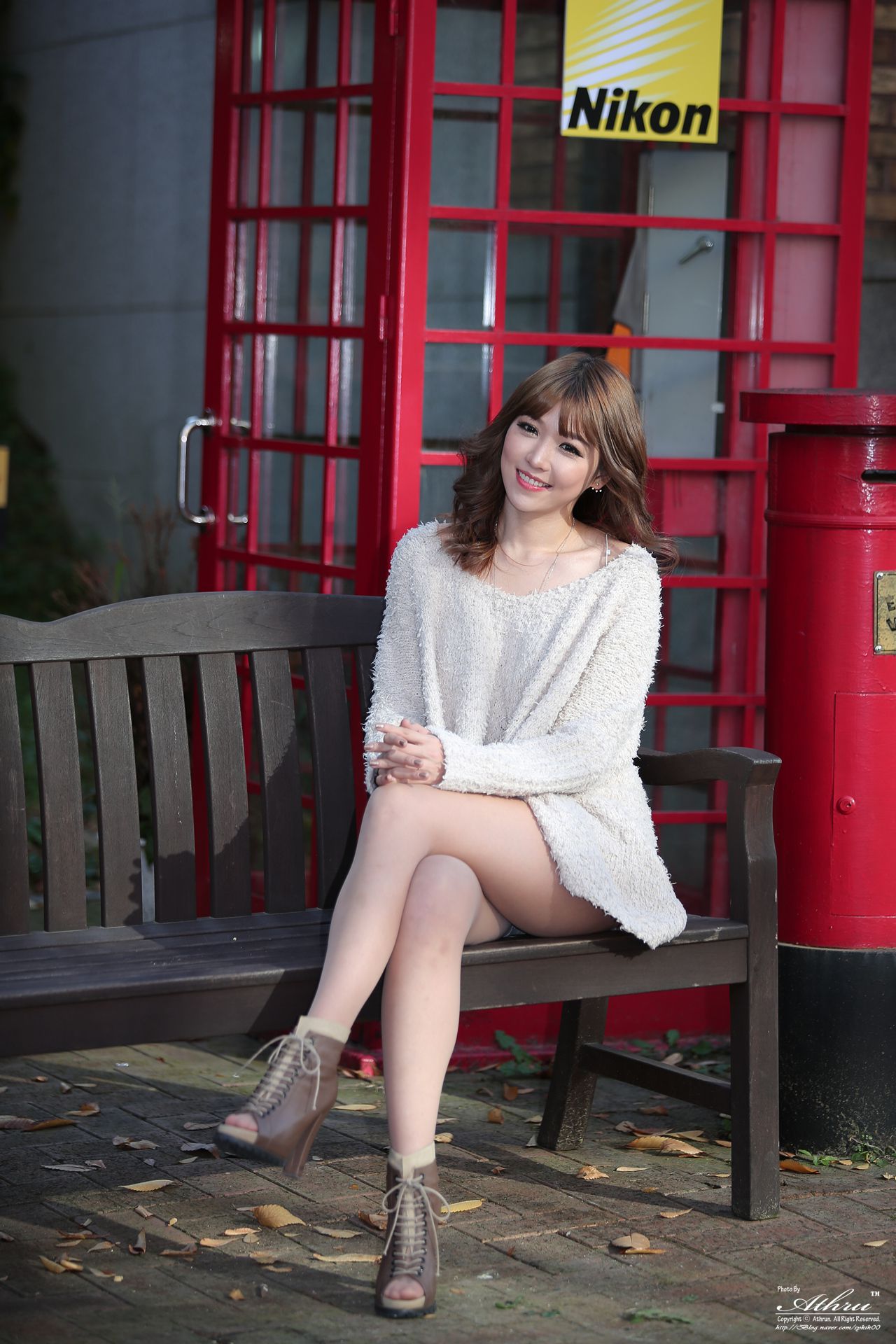 韩国女神李恩慧《街拍热裤美腿系列》-图9