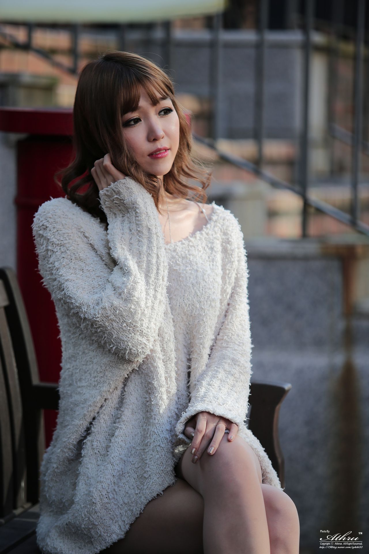 韩国女神李恩慧《街拍热裤美腿系列》-图10