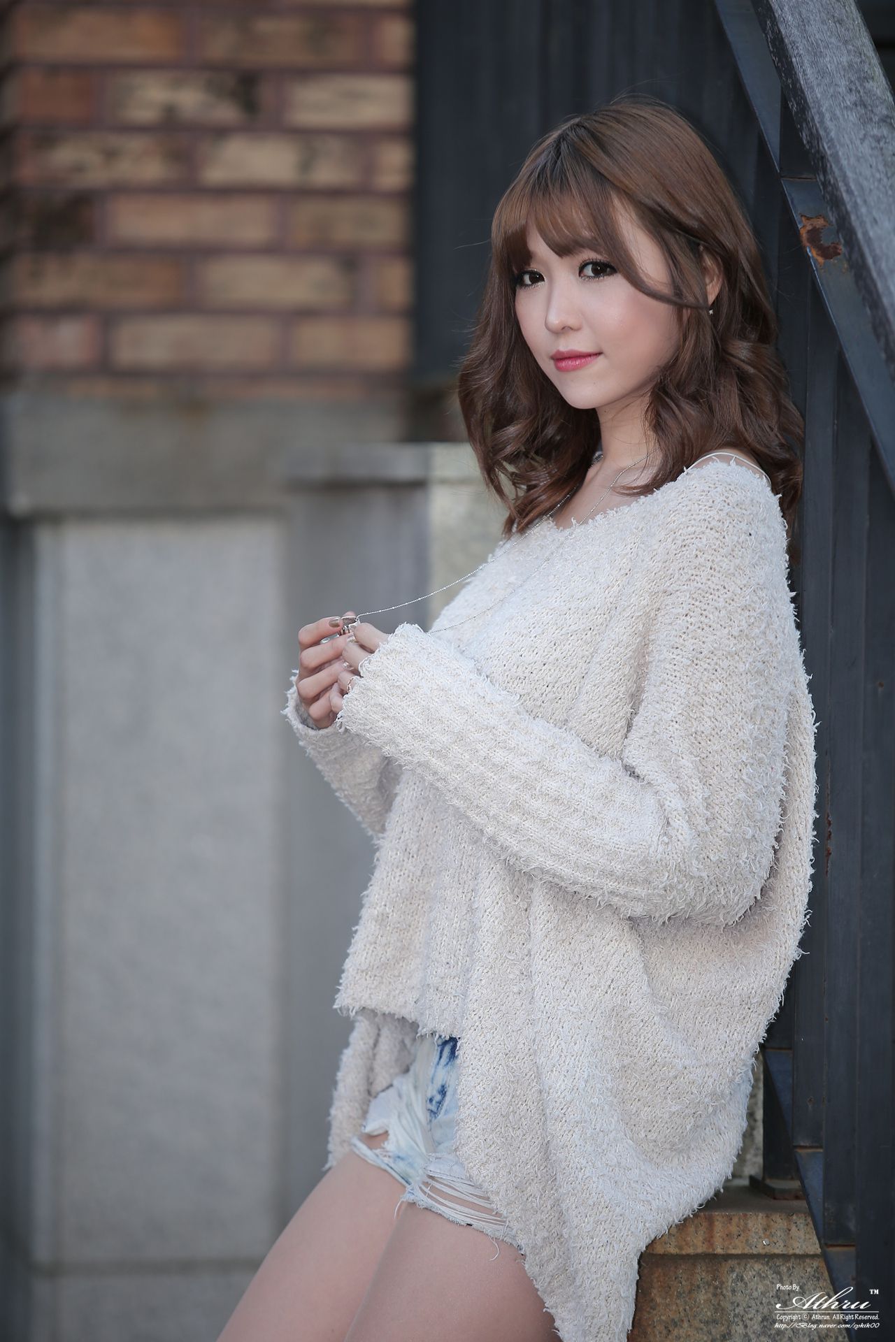 韩国女神李恩慧《街拍热裤美腿系列》-图17