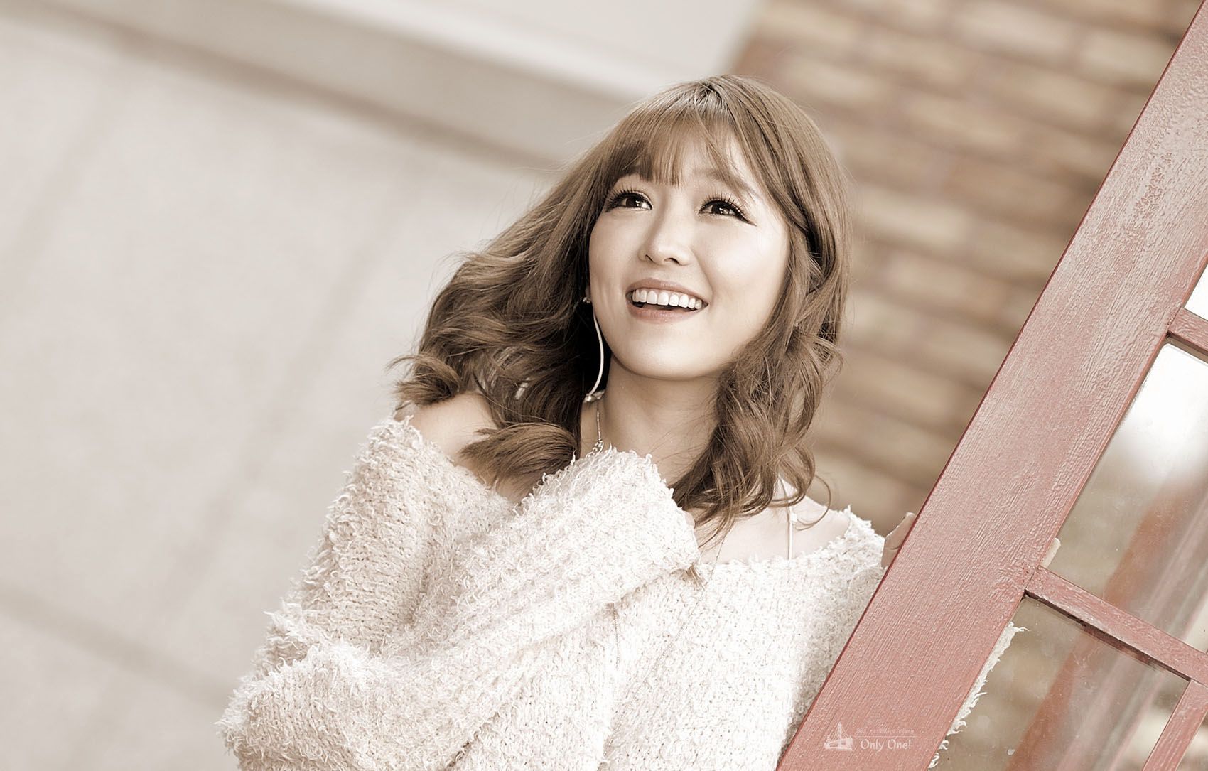 韩国女神李恩慧《街拍热裤美腿系列》-图1