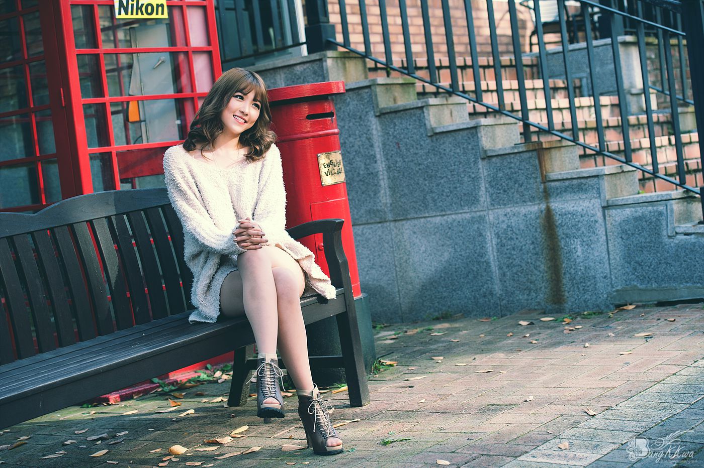 韩国女神李恩慧《街拍热裤美腿系列》-图23
