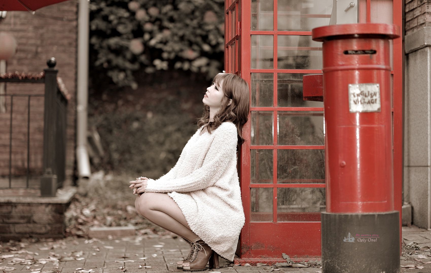 韩国女神李恩慧《街拍热裤美腿系列》-图2