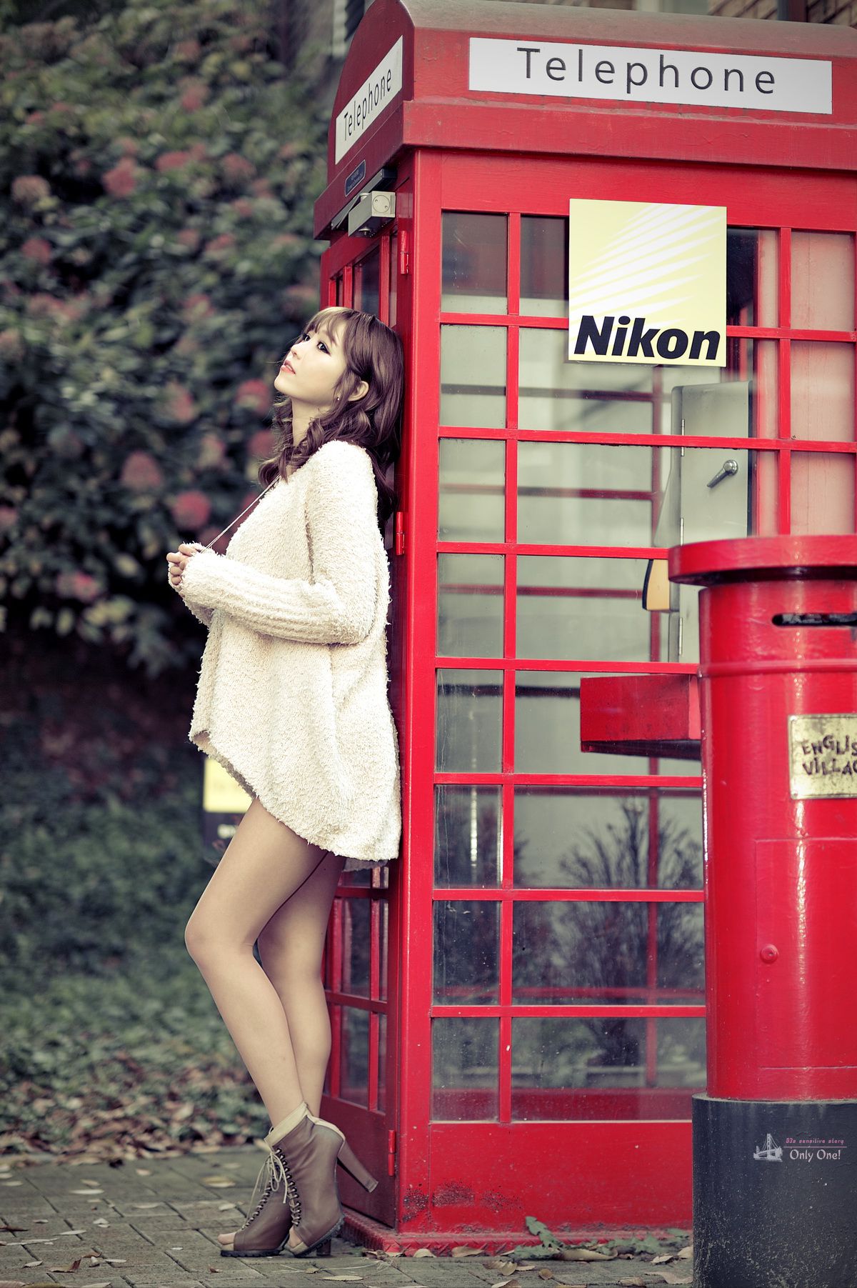 韩国女神李恩慧《街拍热裤美腿系列》-图3