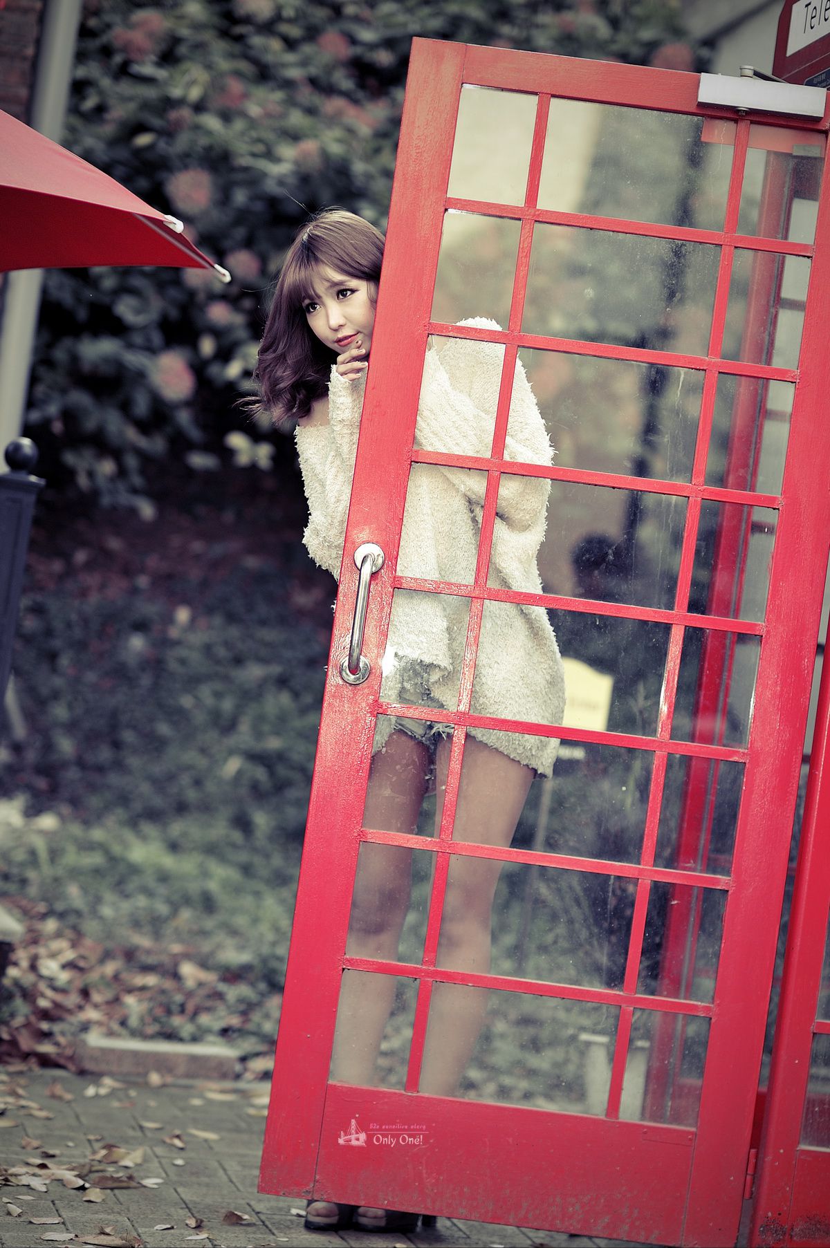 韩国女神李恩慧《街拍热裤美腿系列》-图4