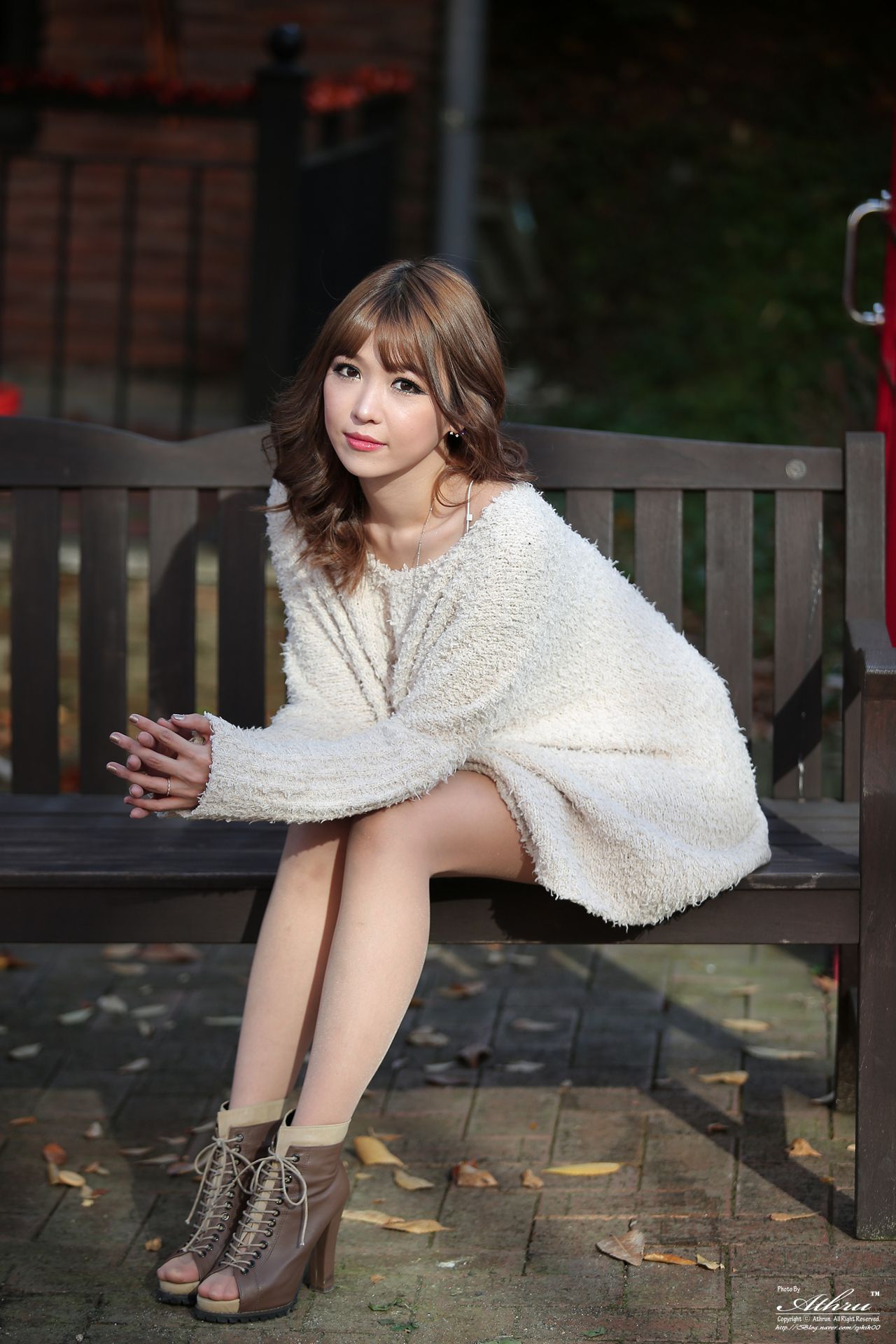 韩国女神李恩慧《街拍热裤美腿系列》-图8